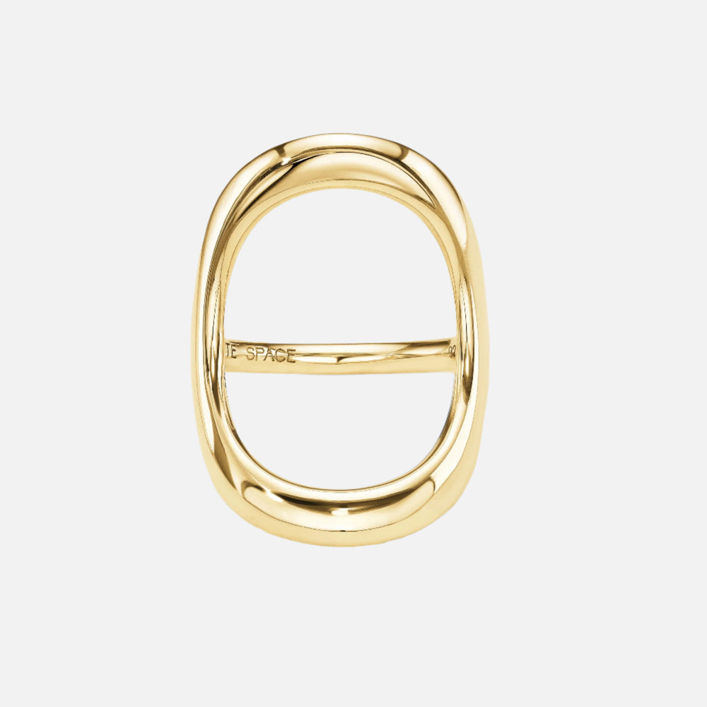 Bold Continuity Ring by White/Space - At Present Jewelry