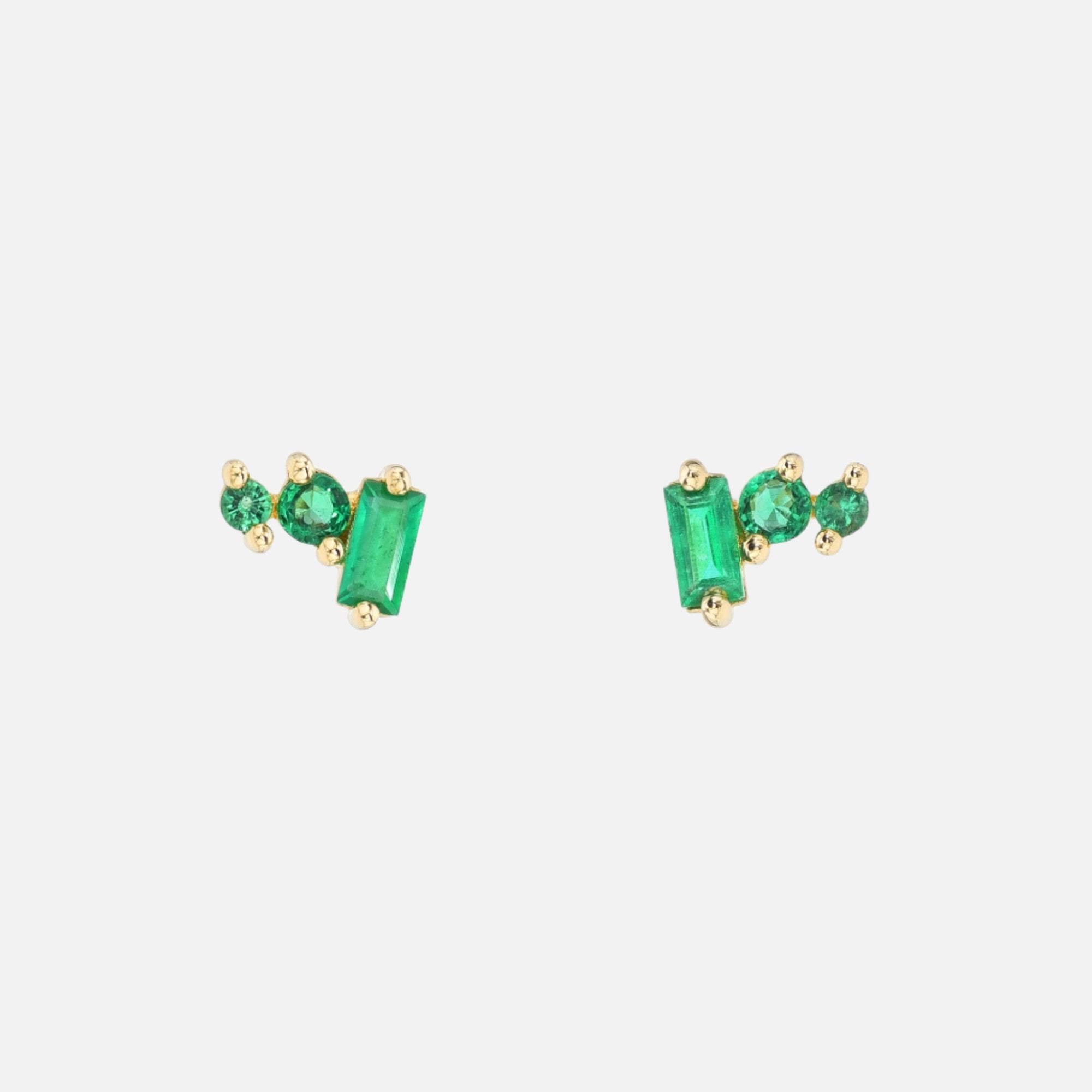 Gemstone Petite Post Earrings by Meredith Young - At Present Jewelry