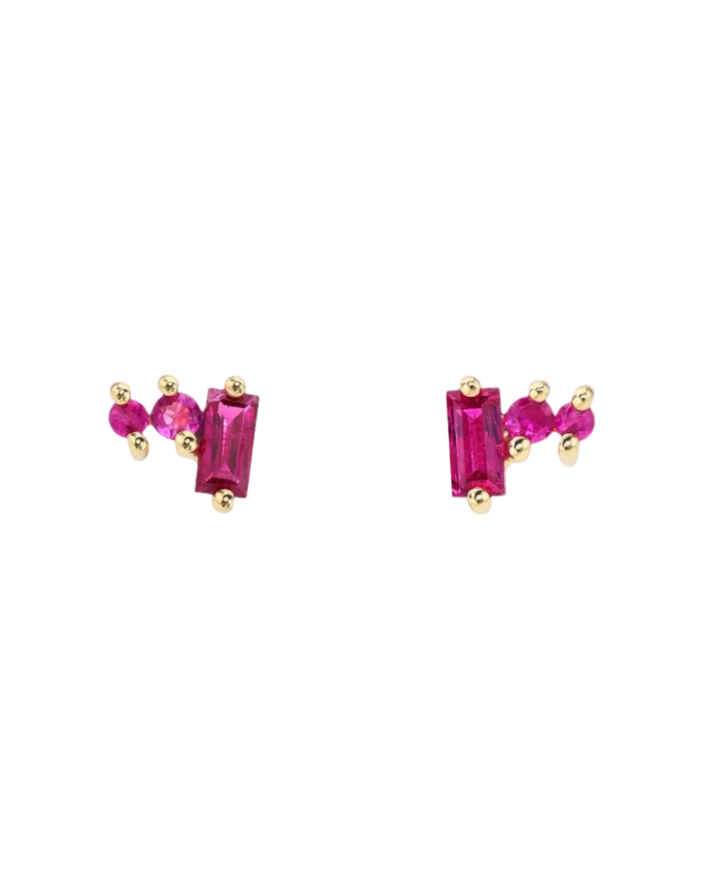 Gemstone Petite Post Earrings by Meredith Young - At Present Jewelry