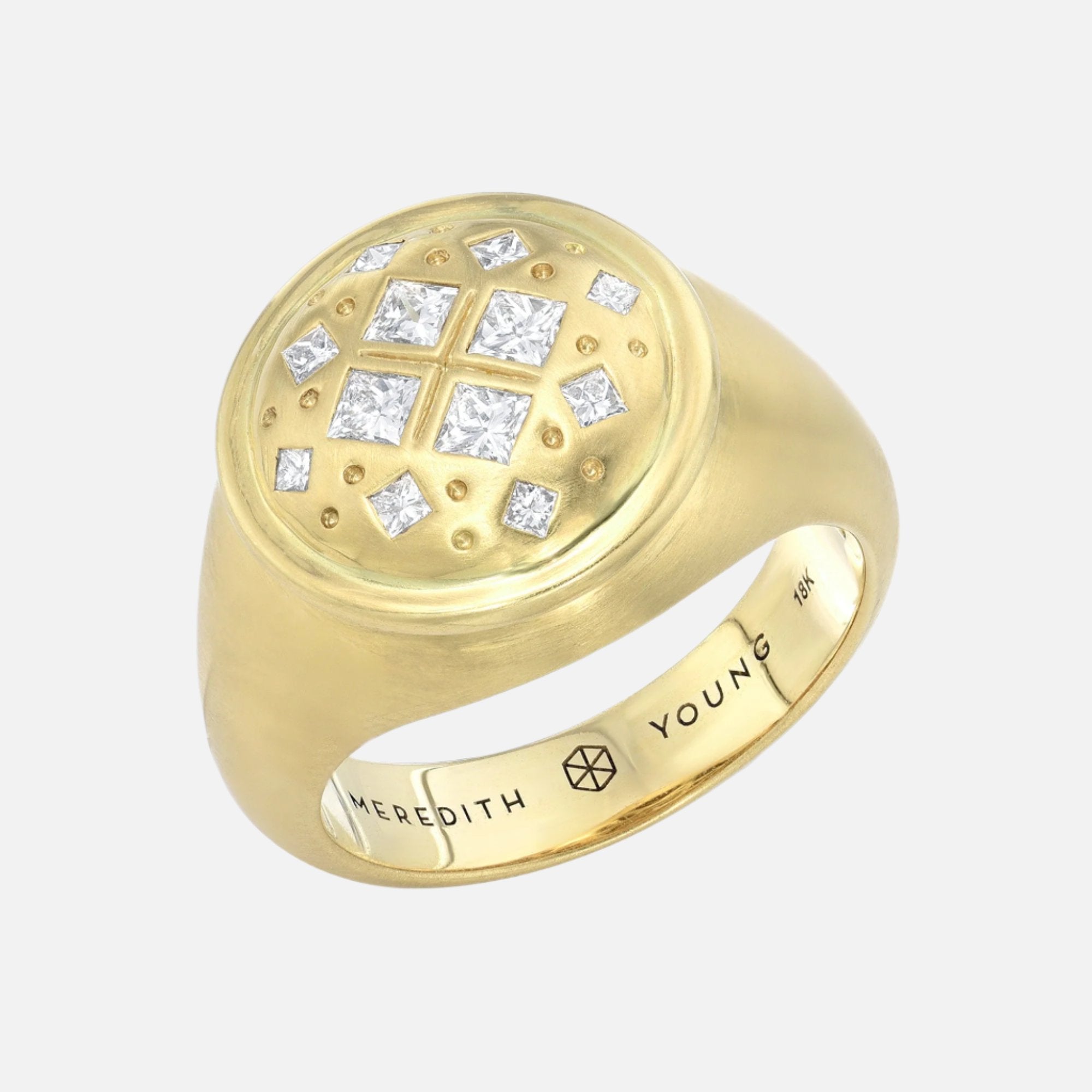 Diamond Pinky Ring by Meredith Young - At Present Jewelry