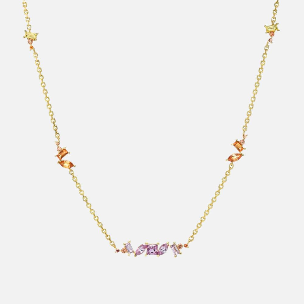 Sunset Luxe Chaos Necklace by Meredith Young - At Present Jewelry