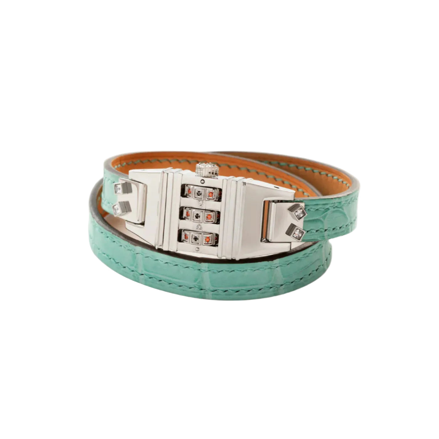 Stainless Steel Leather Code by James Banks Design - At Present Jewelry