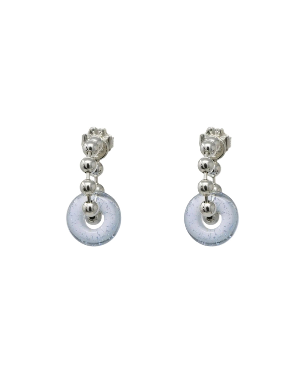 Donut Ball Hoop Earrings by CLED - At Present Jewelry