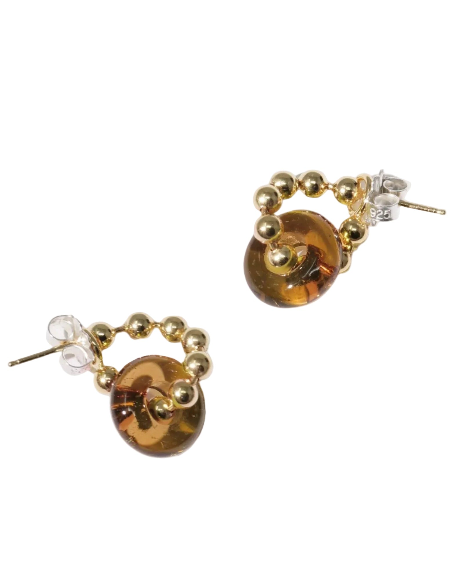 Donut Ball Hoop Earrings by CLED - At Present Jewelry