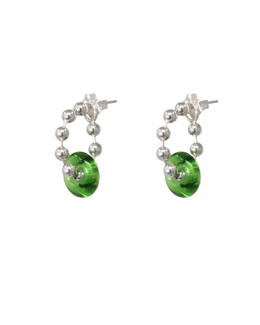 Donut Ball Hoop Earrings by CLED - At Present Jewelry