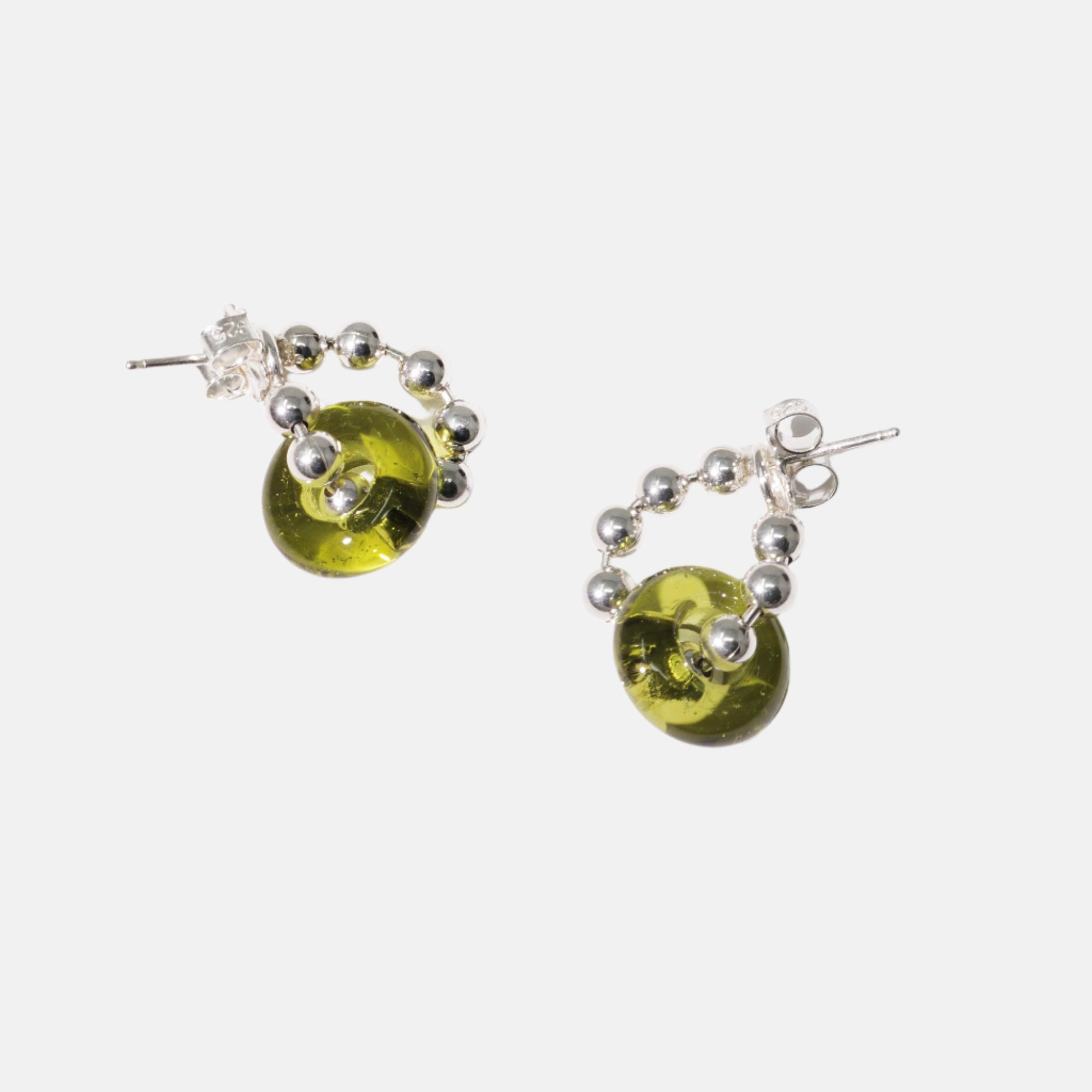 Donut Ball Hoop Earrings by CLED - At Present Jewelry