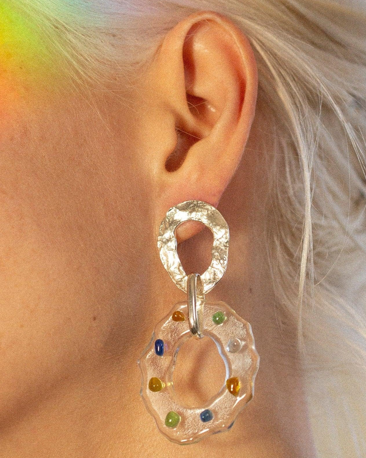 High Tide Earrings in Spectrum by CLED - At Present Jewelry