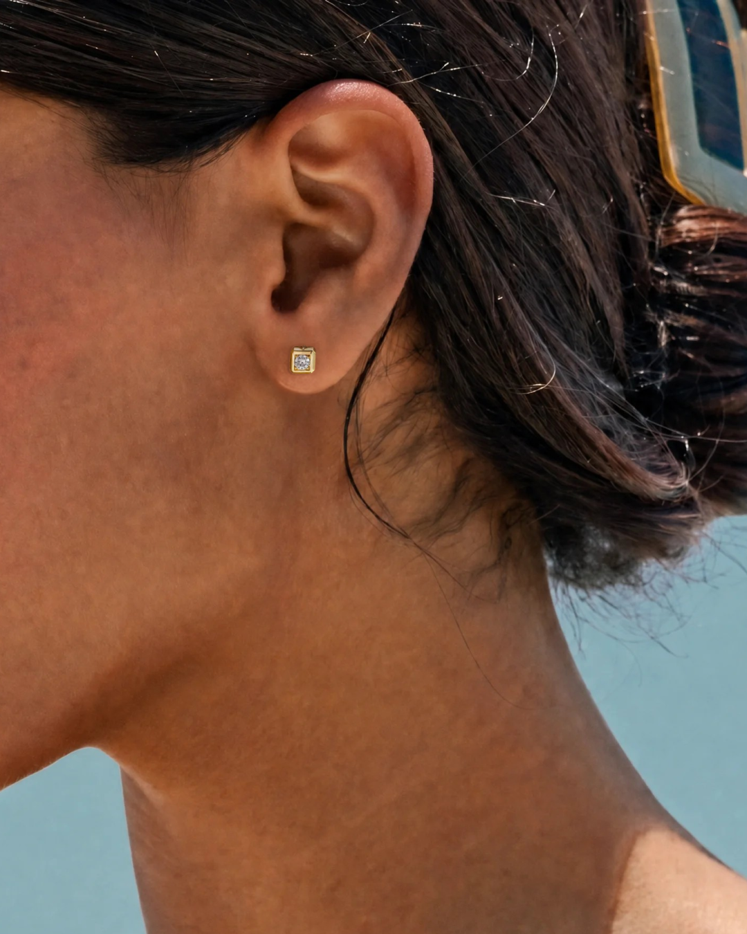 Code Stud Earrings