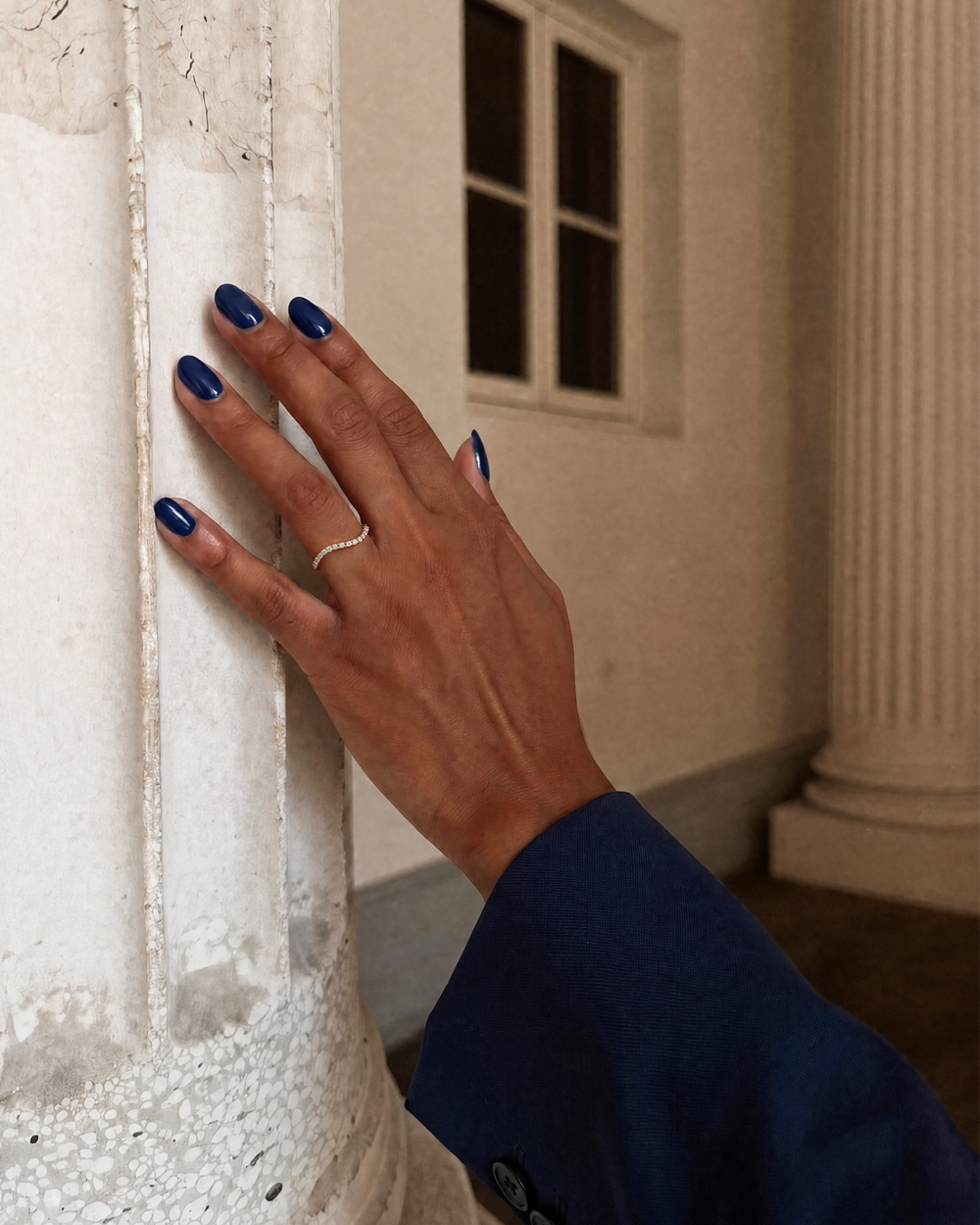 Contour Pavé Band Ring