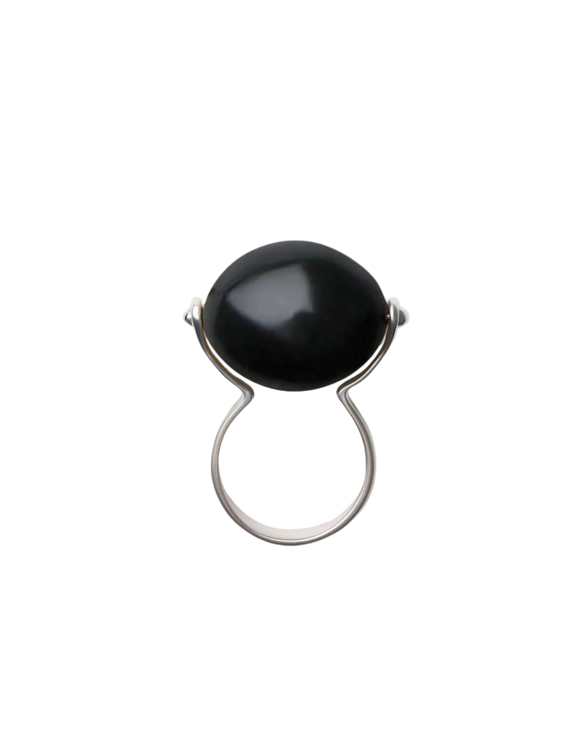 Large Stone Ellipse Ring