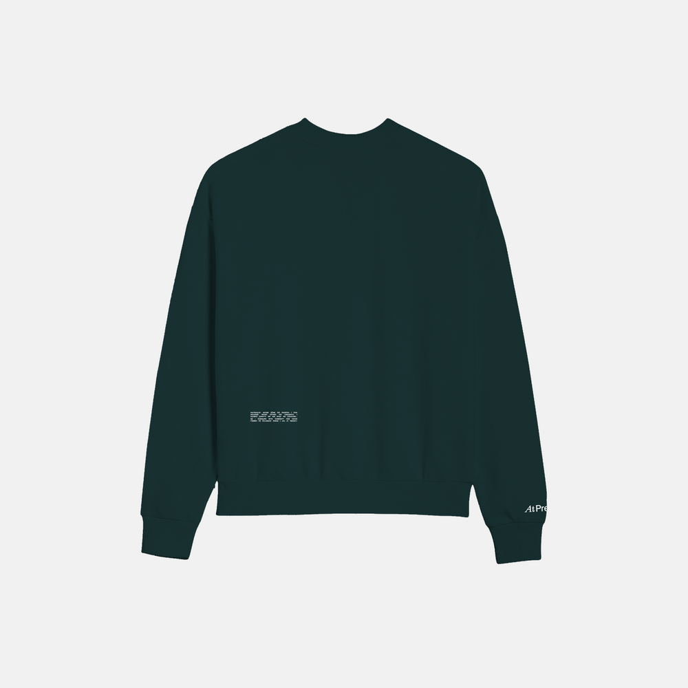 Materialist Crewneck by At Present - At Present Jewelry