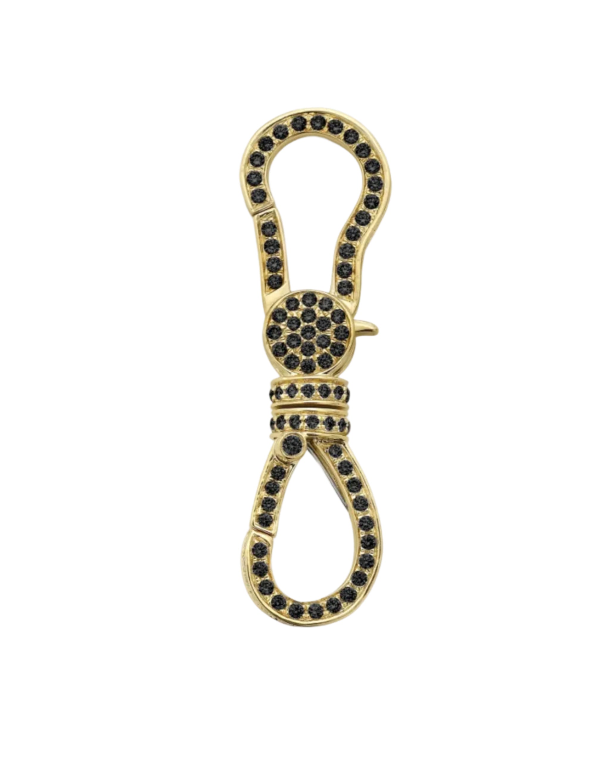 Gemstone Dog Clip Swivel Connector by Lionheart - At Present Jewelry