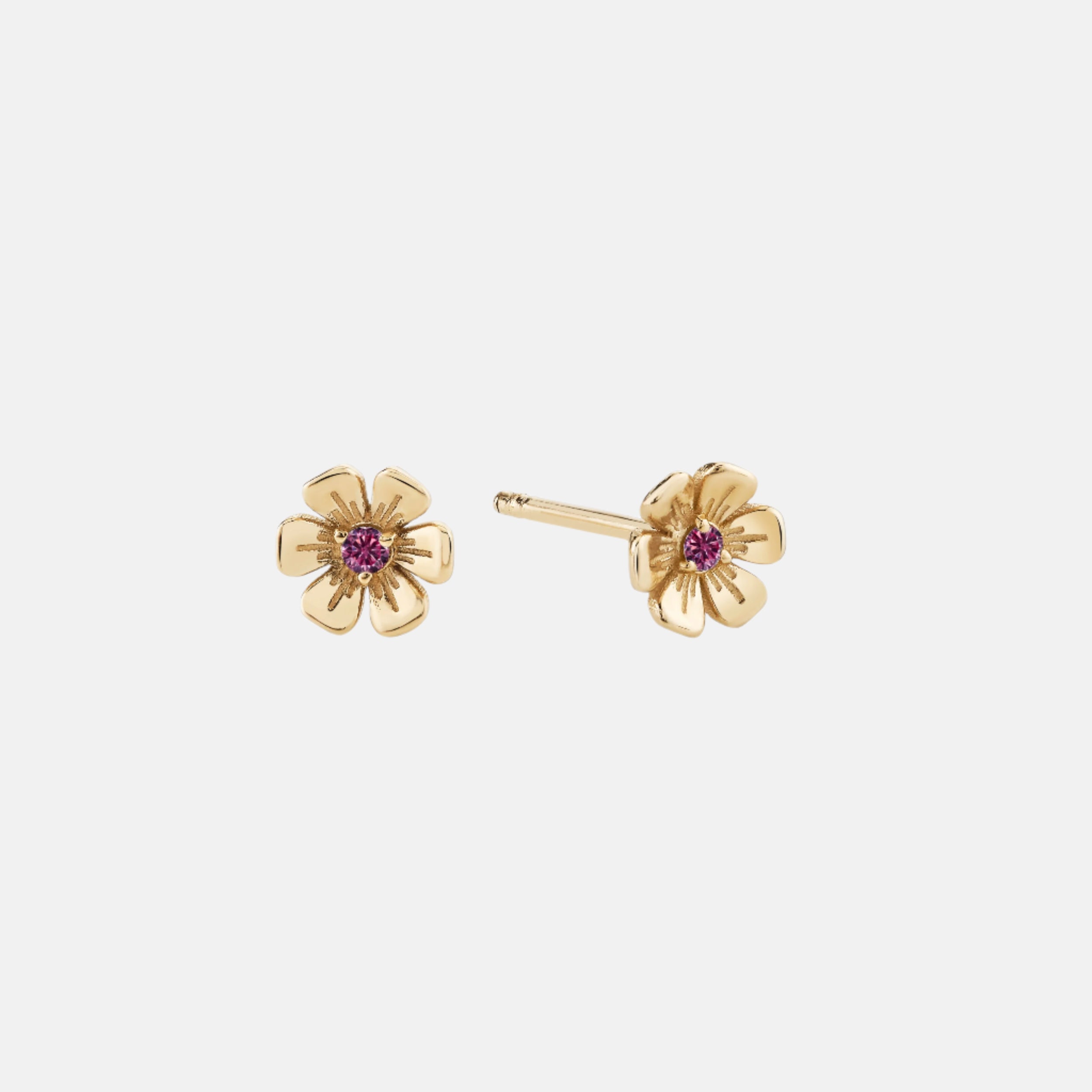 In Bloom Birthstone Studs by Ariel Gordon Jewelry - At Present Jewelry