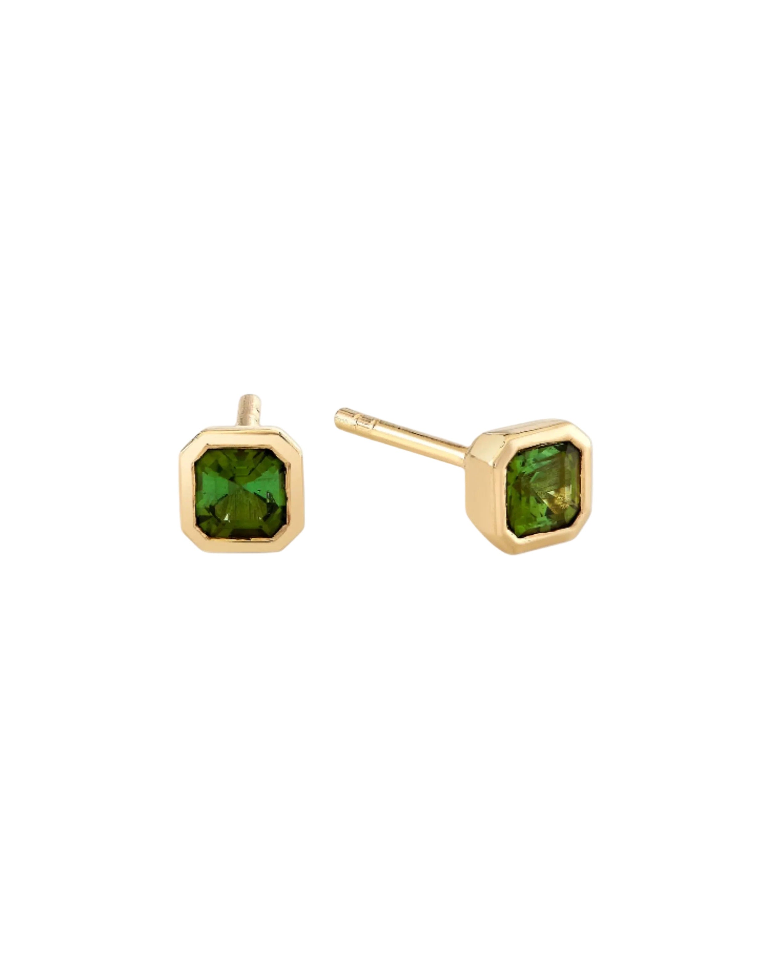 Petite Fern Asscher Studs by Ariel Gordon Jewelry - At Present Jewelry