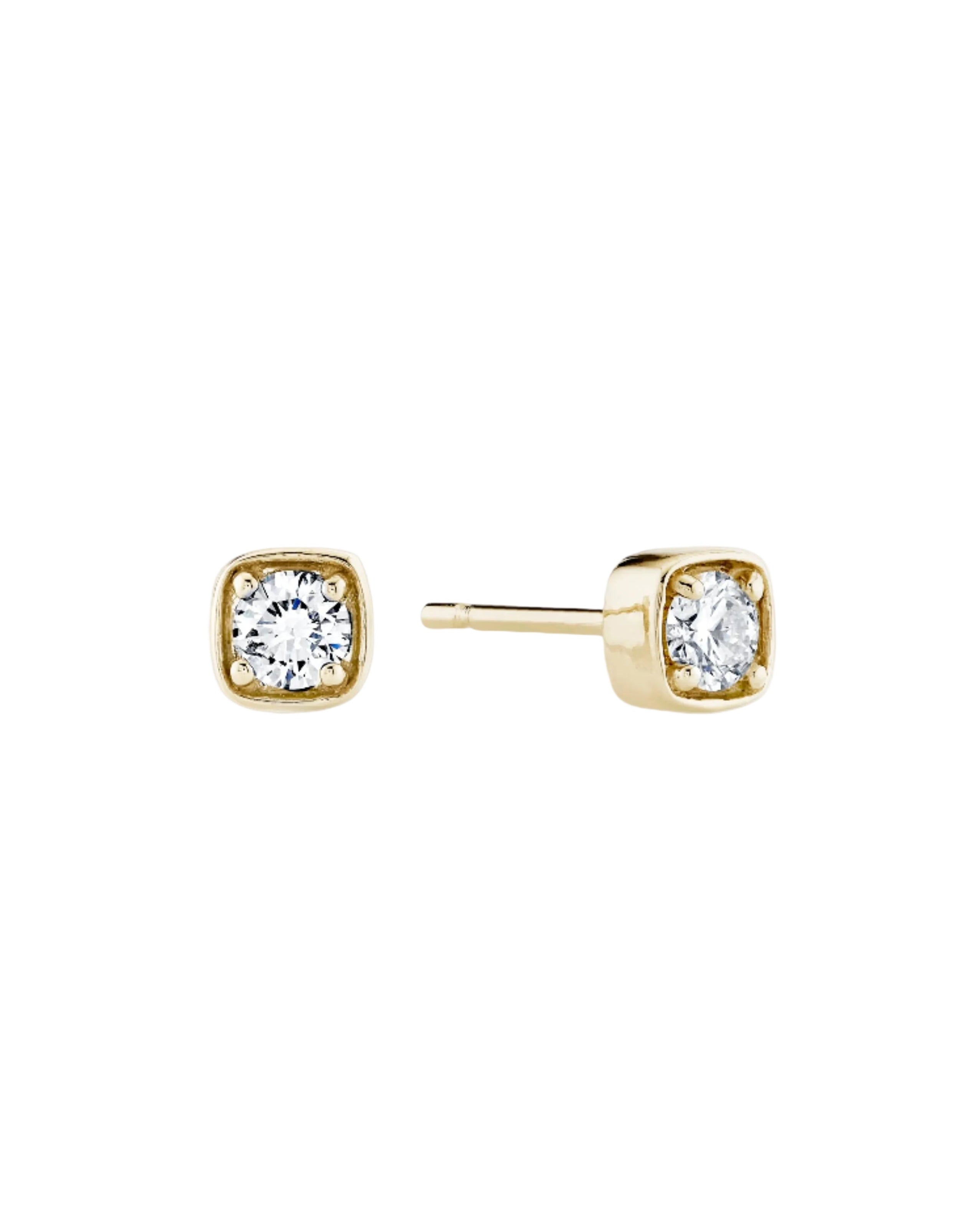 Grande Diamond Ace Studs by Ariel Gordon Jewelry - At Present Jewelry