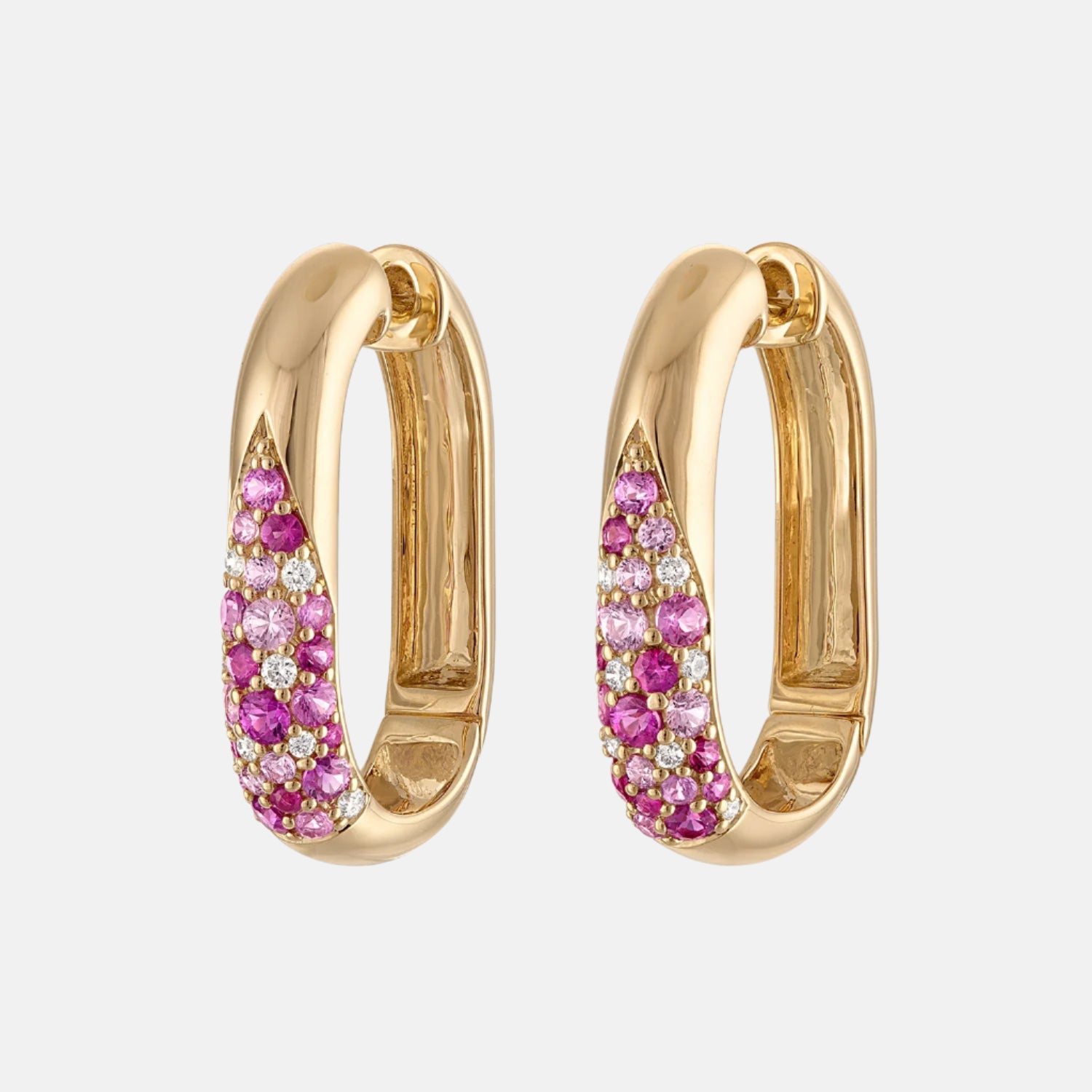 Glitter Elongated Huggies by Eden Presley - At Present Jewelry