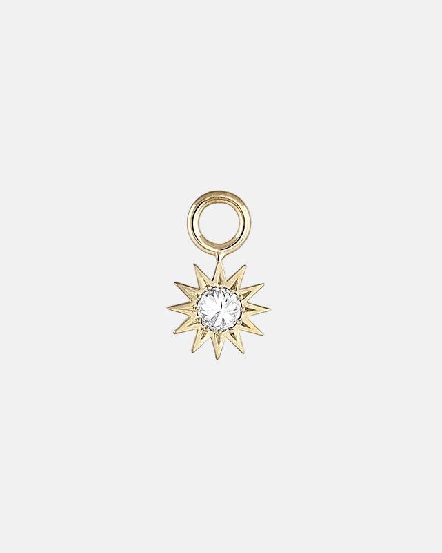 Inverted Diamond Spur Charm by EMBLM Fine Jewelry - At Present Jewelry