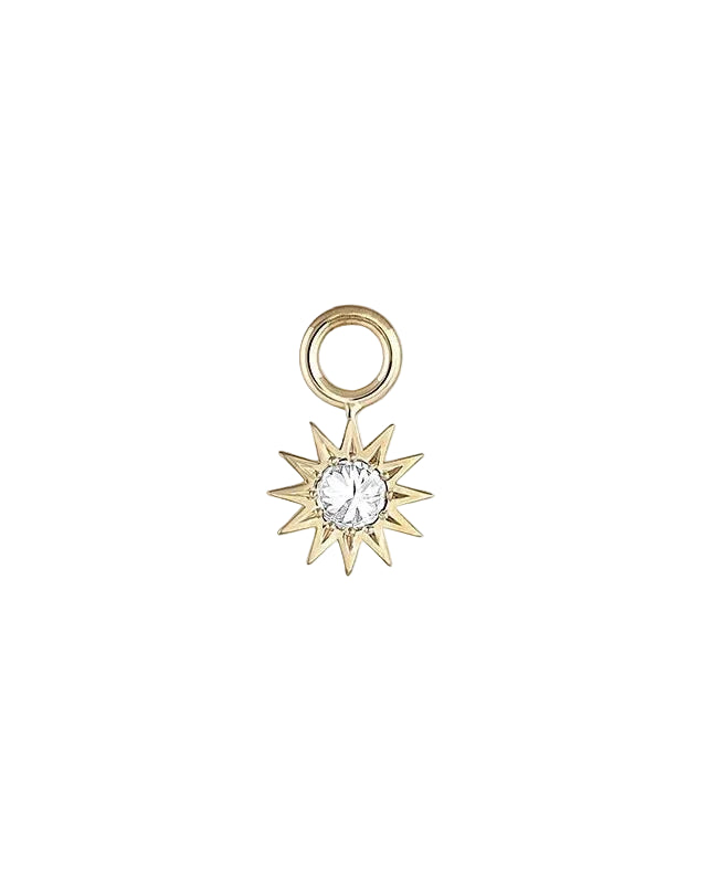 Inverted Diamond Spur Charm by EMBLM Fine Jewelry - At Present Jewelry