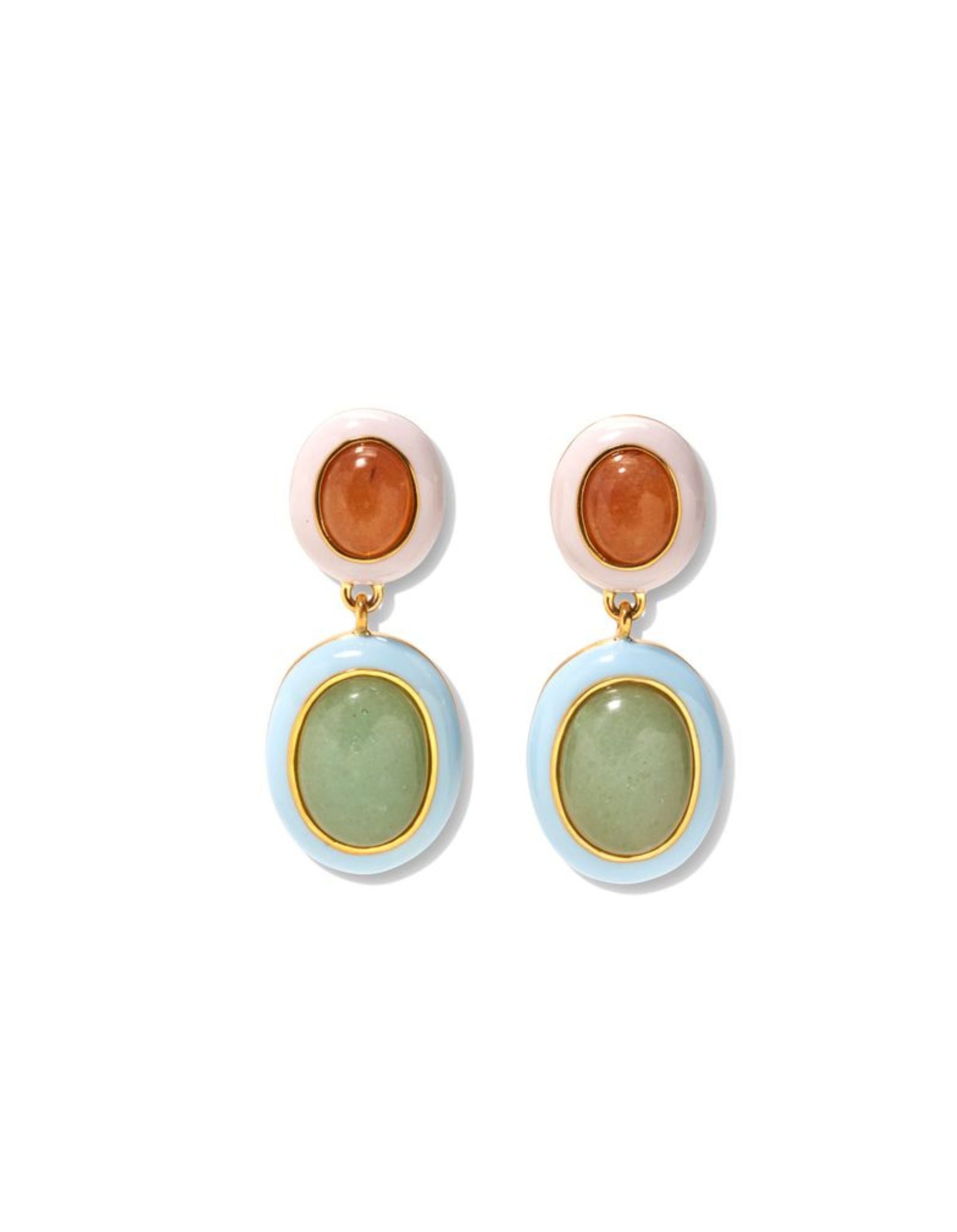 Papaya Earrings by Lizzie Fortunato - At Present Jewelry