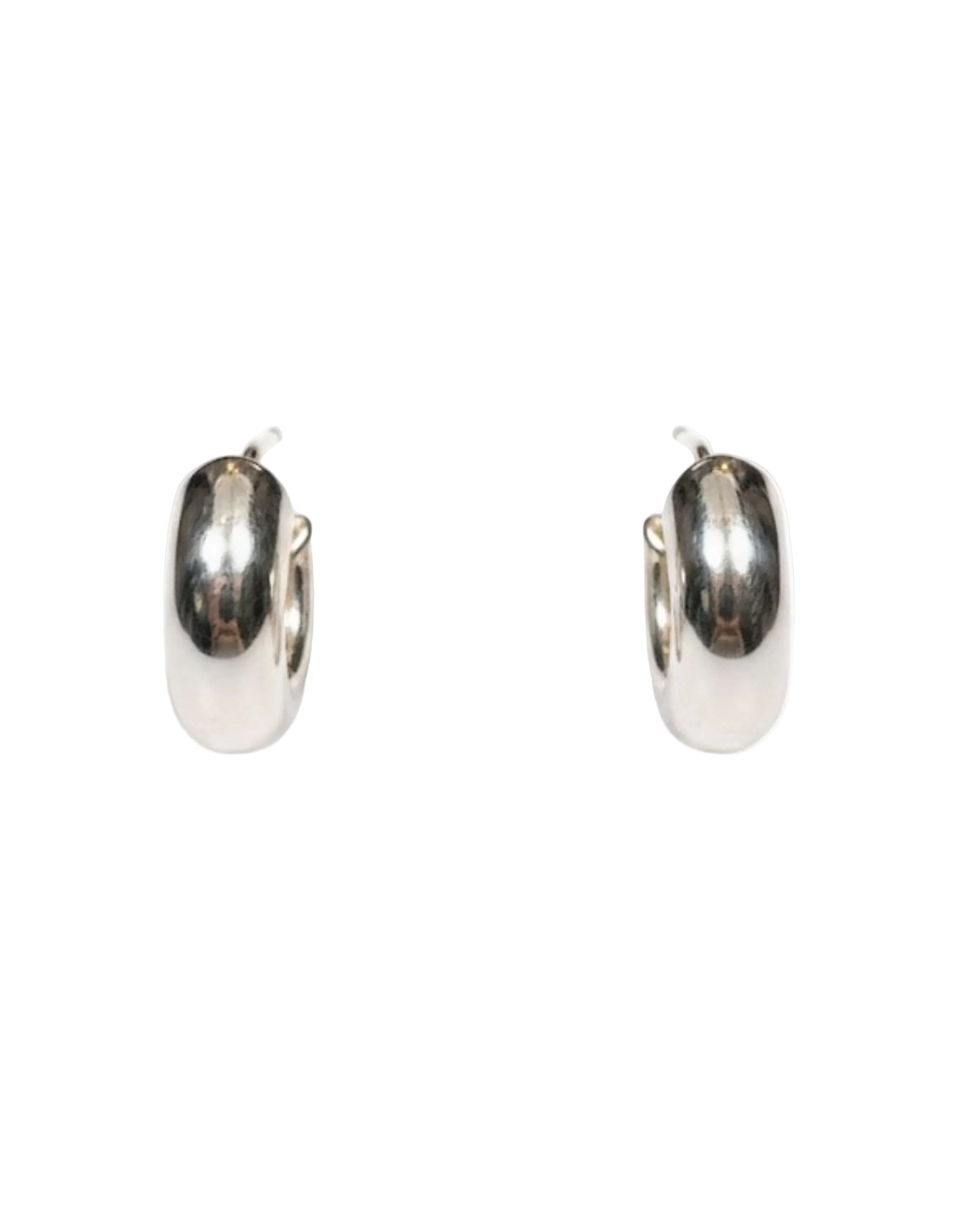 Mackie Silver Hoop by Rebecca Pinto - At Present Jewelry