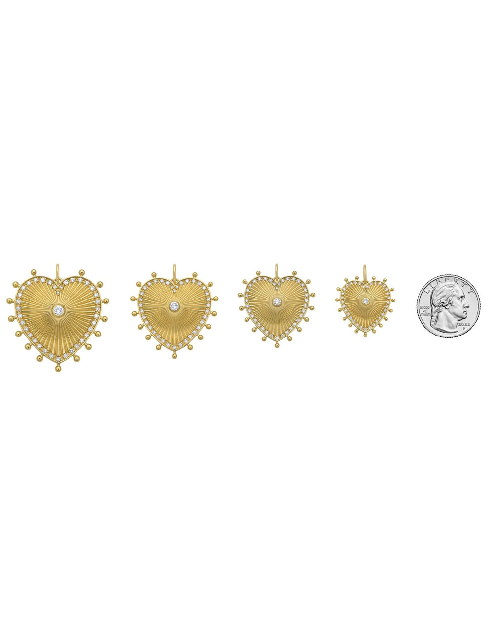 Cassandane Diamond Heart Medallion