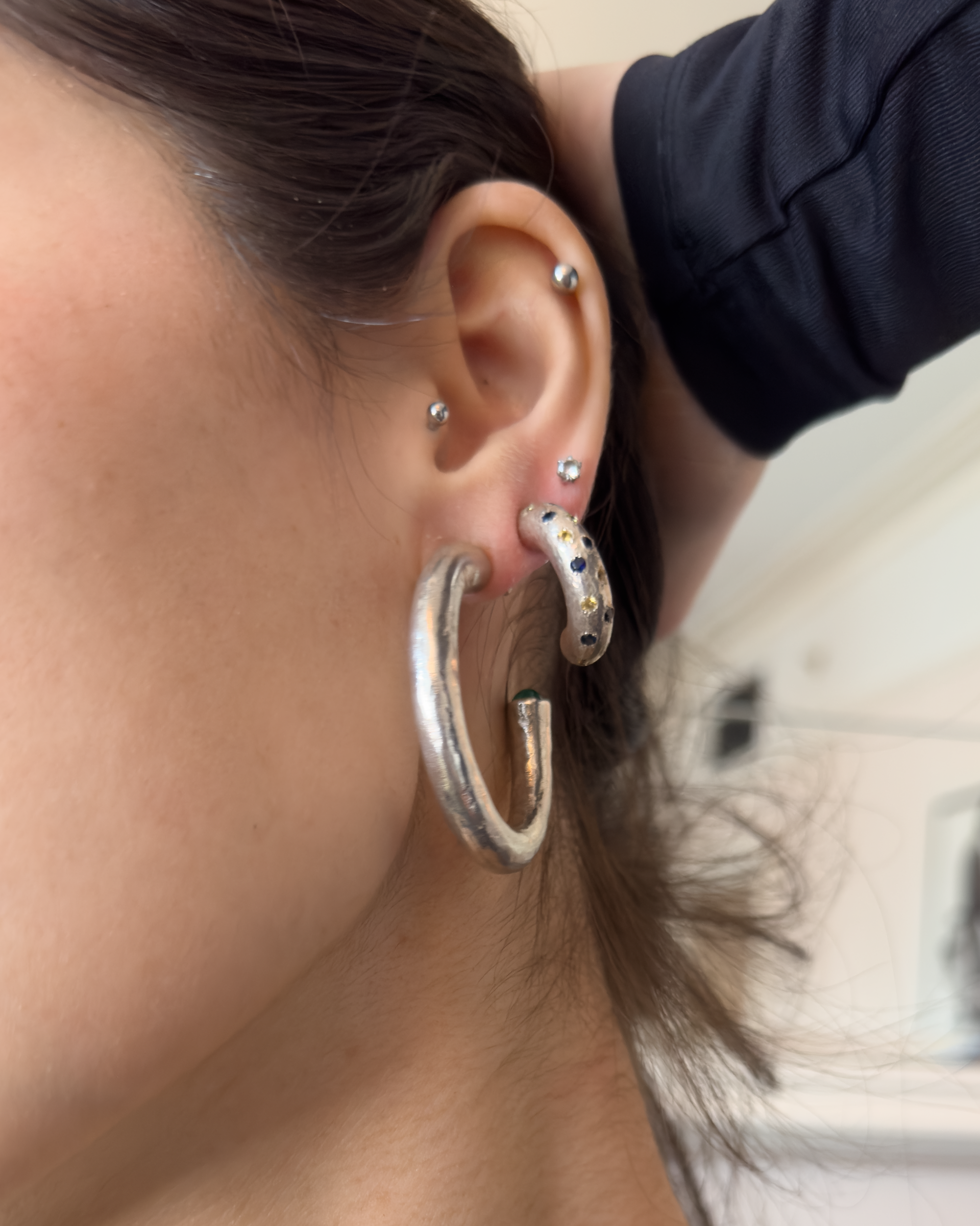 Phant Earrings, Tanzanite by ELIBURCH - At Present Jewelry