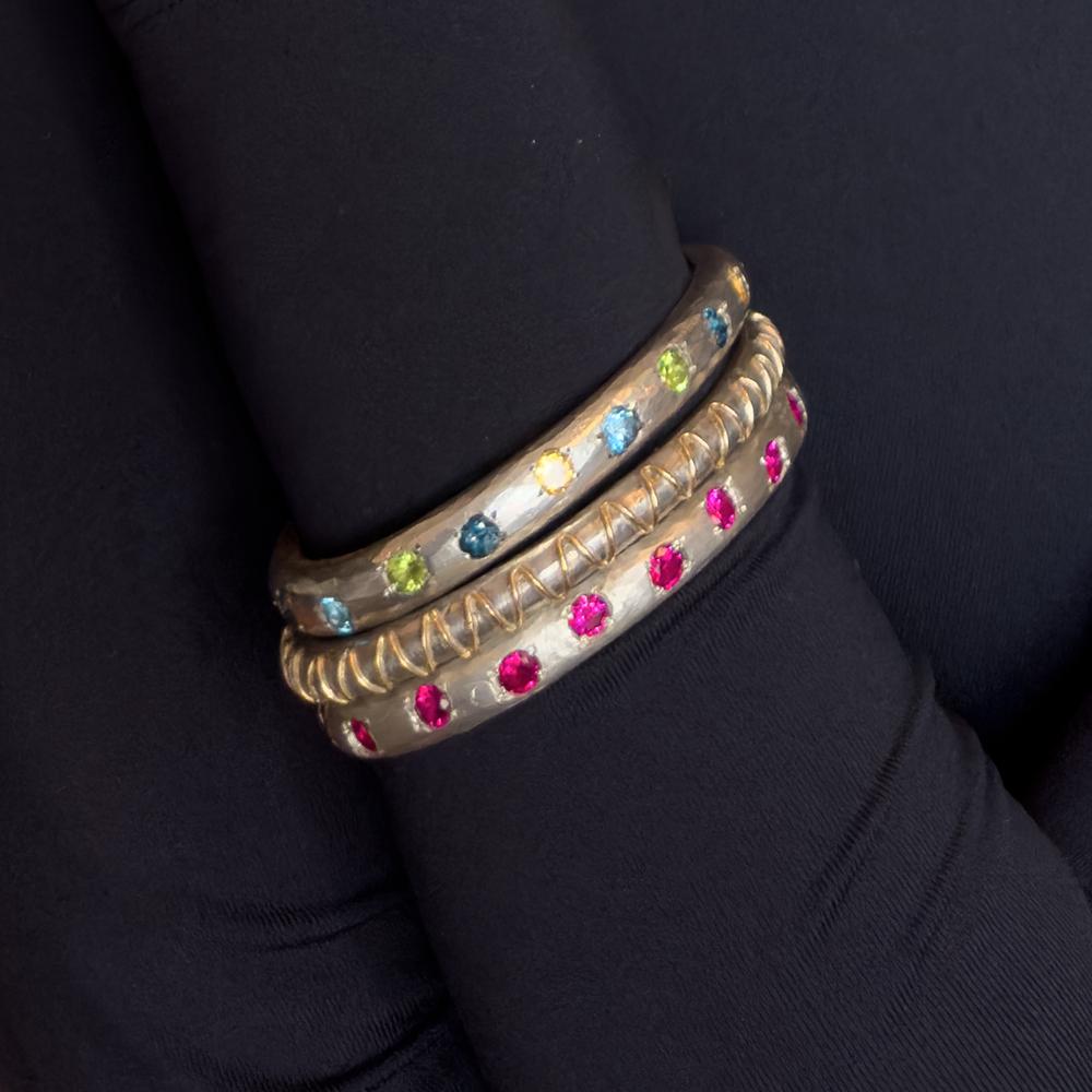 Jumbo Jacob Cuff, Portofino by ELIBURCH - At Present Jewelry