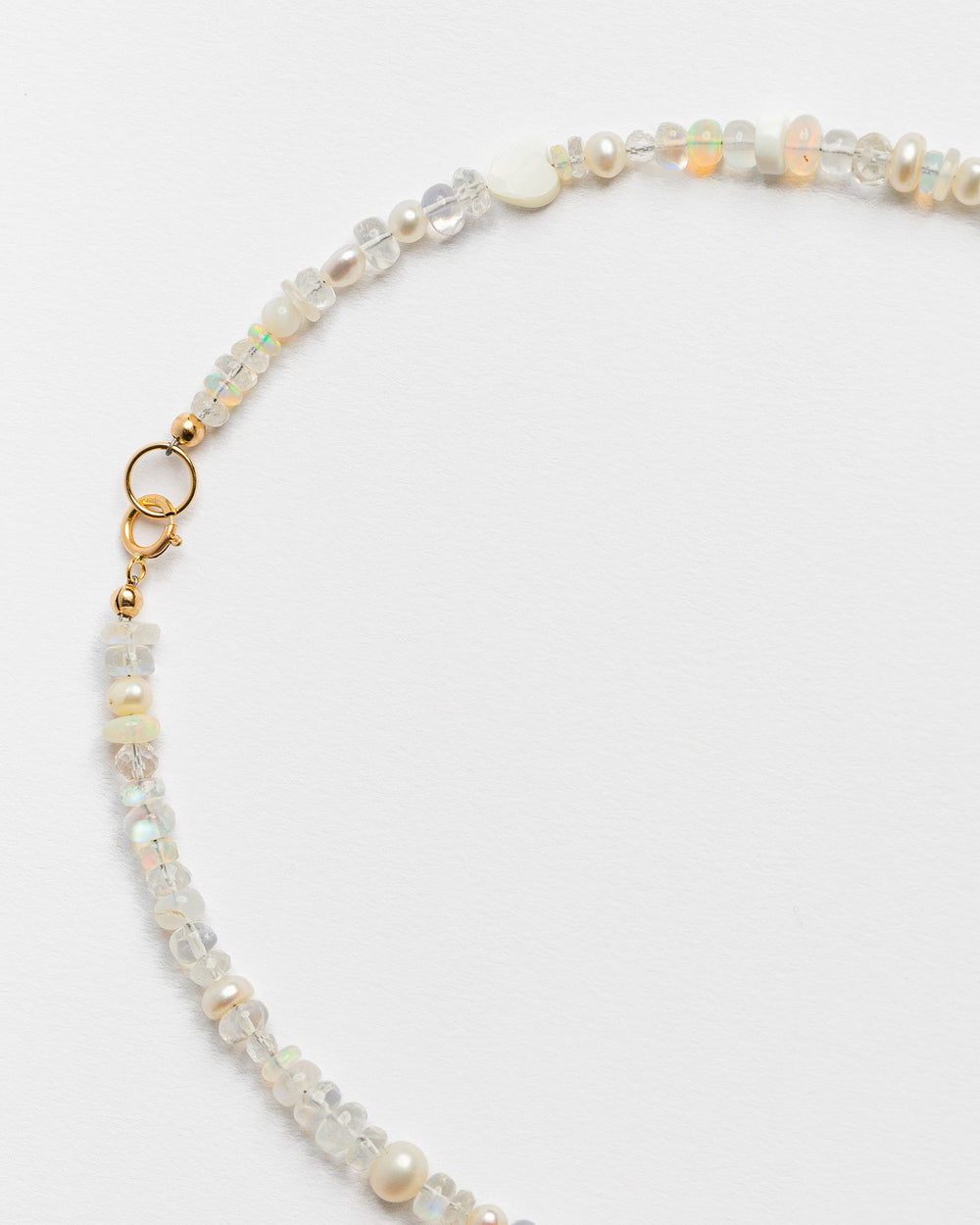 White Cutie Necklace by Encirkled Jewelry - At Present Jewelry