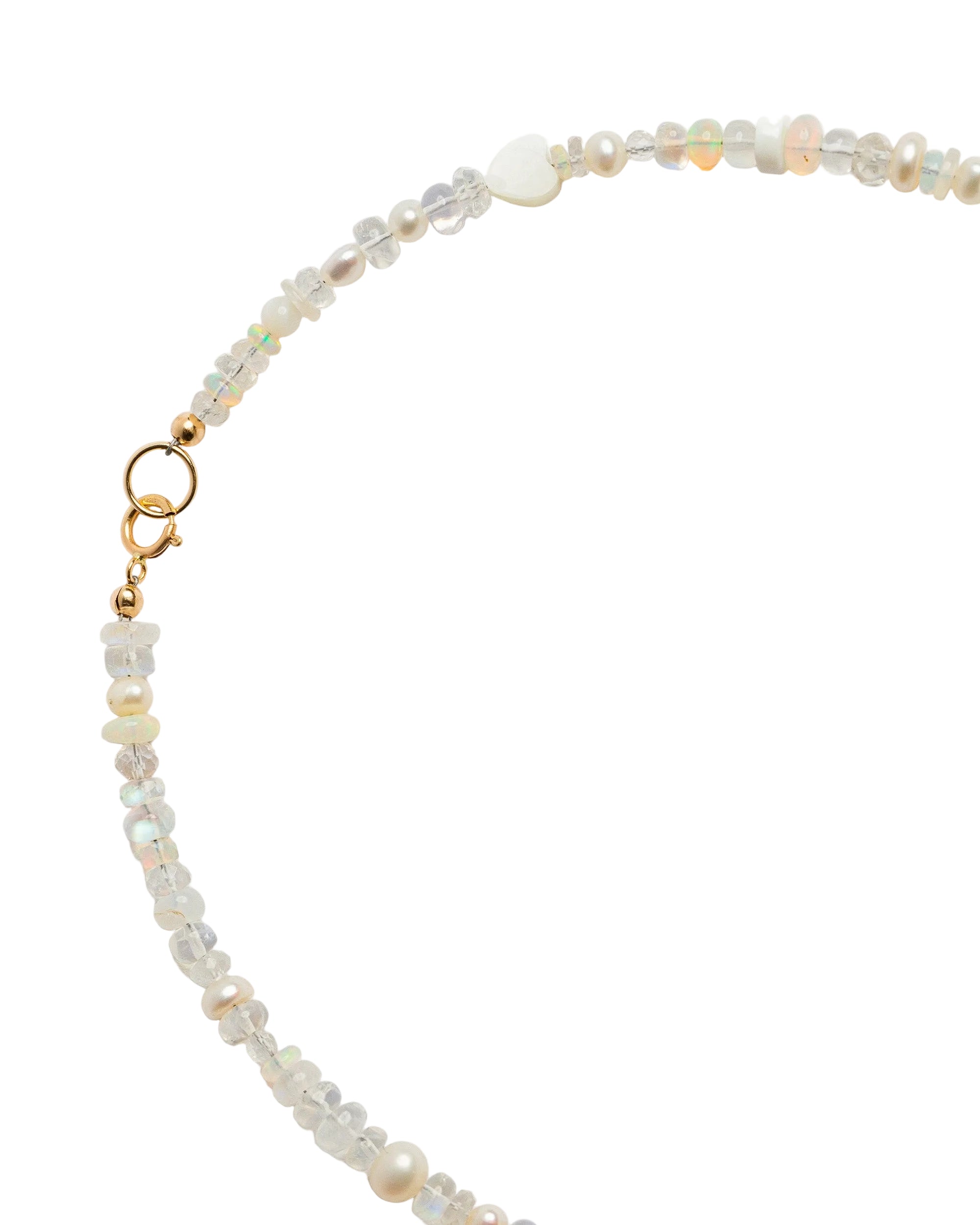 White Cutie Necklace by Encirkled Jewelry - At Present Jewelry