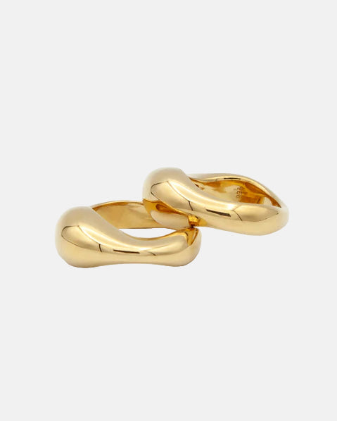 Eva Double Set Rings by MM Druck - At Present Jewelry