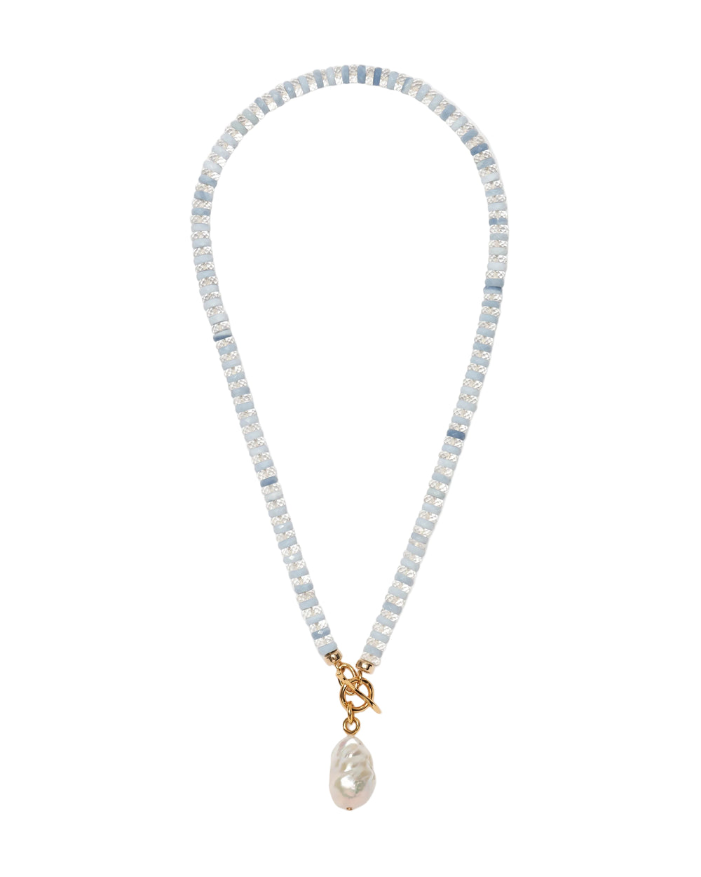 Pearl Isle Necklace in Mist by Lizzie Fortunato - At Present Jewelry