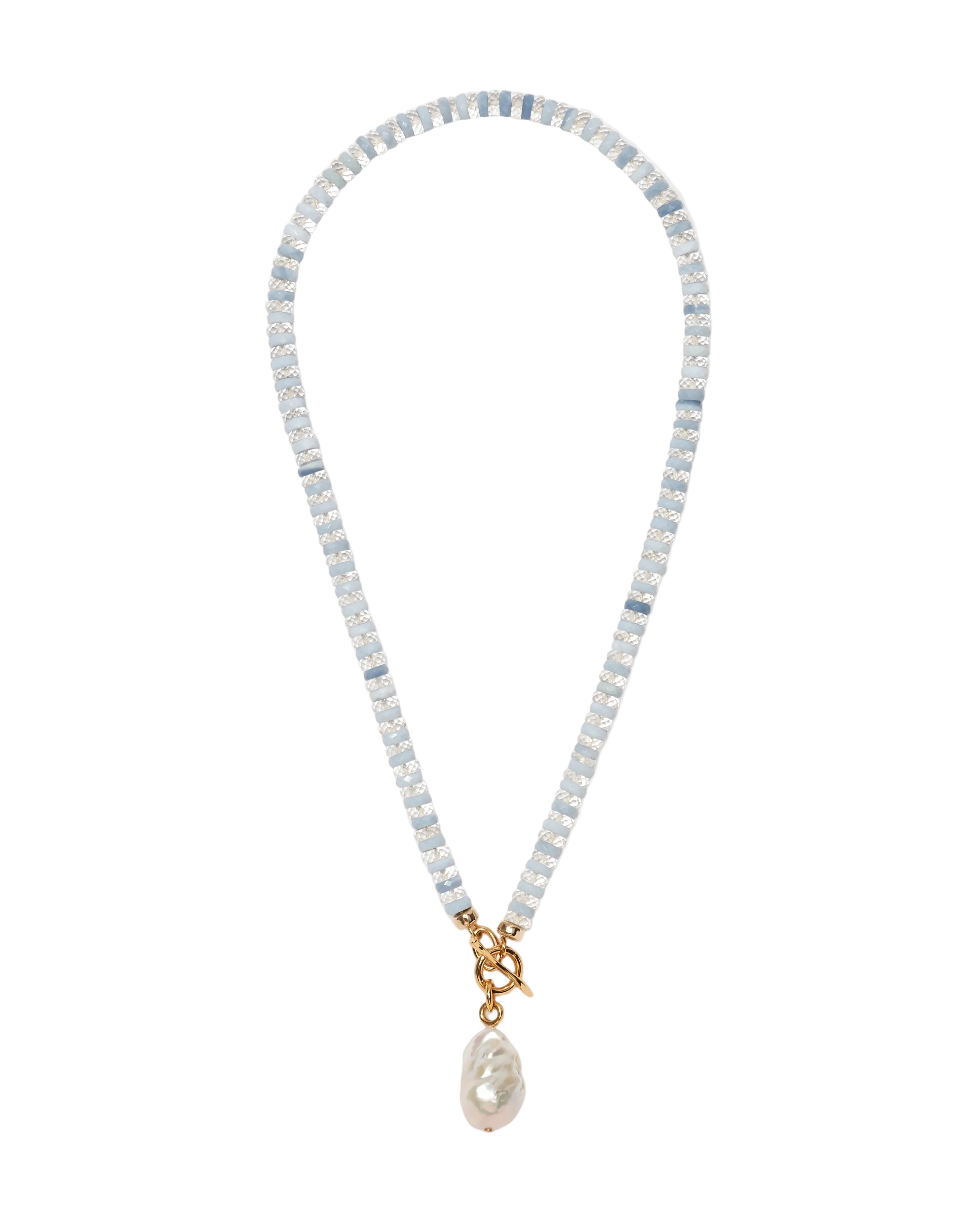 Pearl Isle Necklace in Mist by Lizzie Fortunato - At Present Jewelry