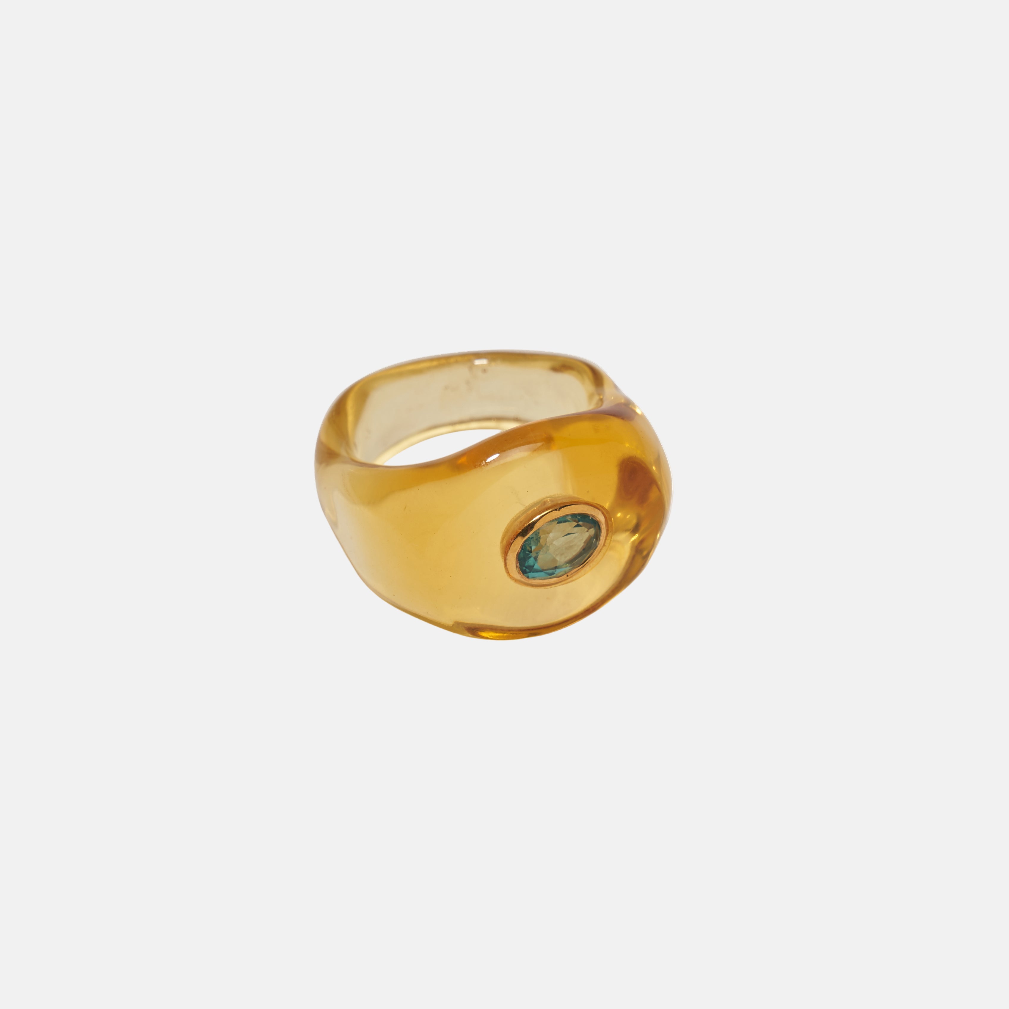 Halo Ring in Honey by Lizzie Fortunato - At Present Jewelry