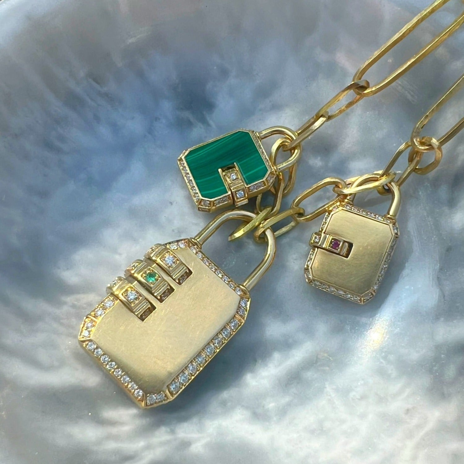 Large Code Padlock by James Banks Design - At Present Jewelry