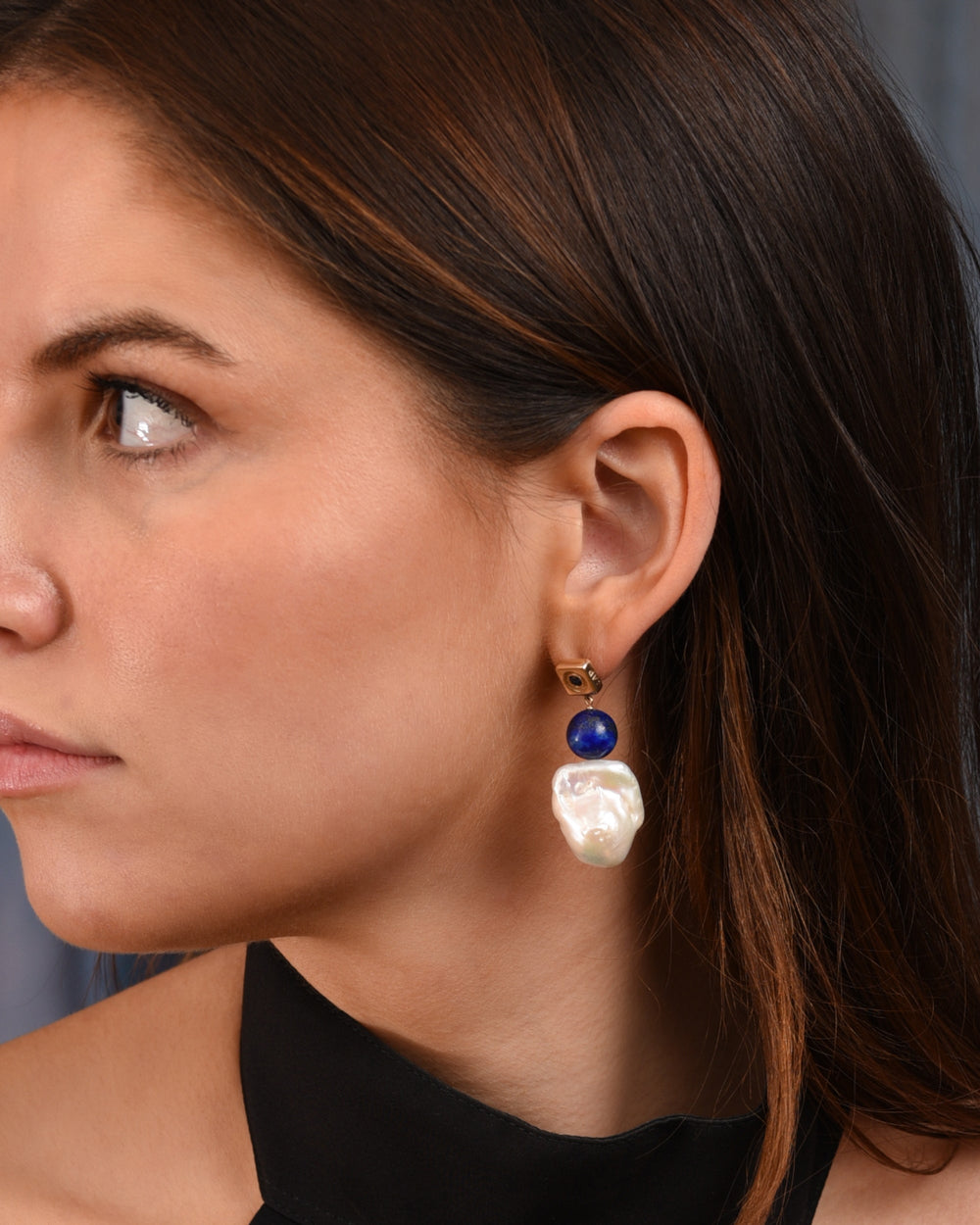 BOLD Earrings, 14k Gold by Jalil Johnson : At Present Collection - At Present Jewelry