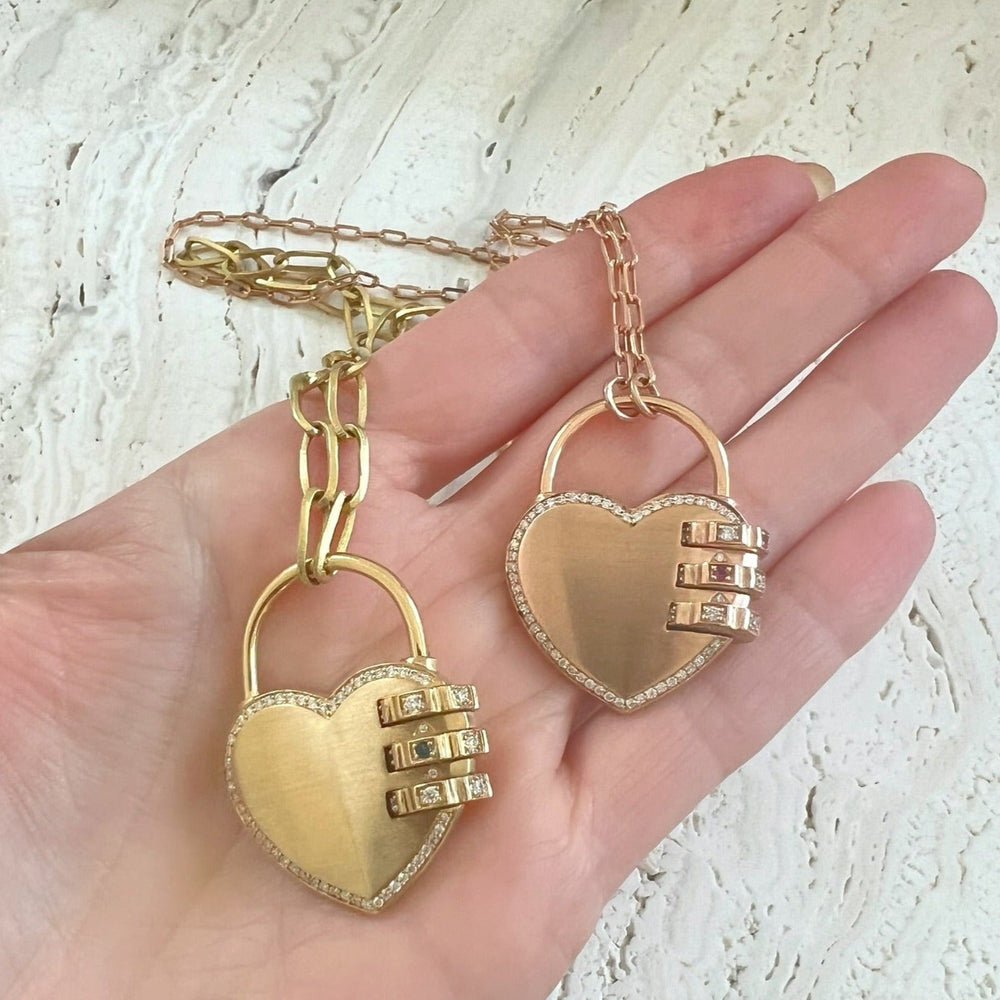 The Heart Padlock by James Banks Design - At Present Jewelry