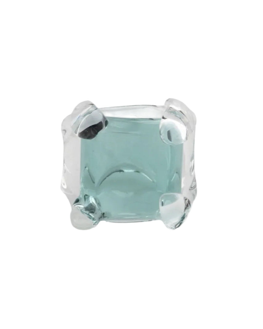 Square Prong Set Ring by KEANE - At Present Jewelry