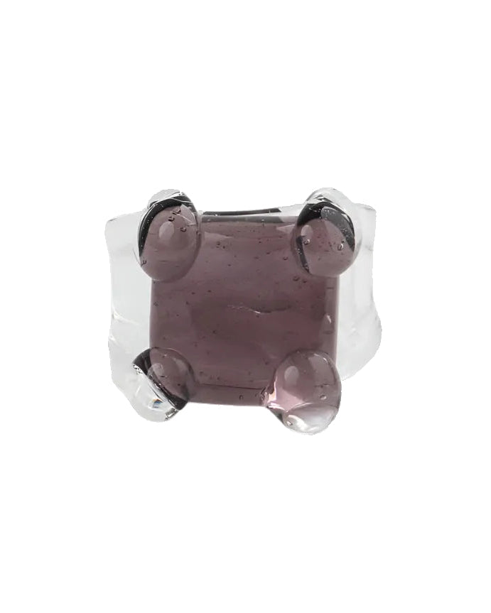 Square Prong Set Ring by KEANE - At Present Jewelry