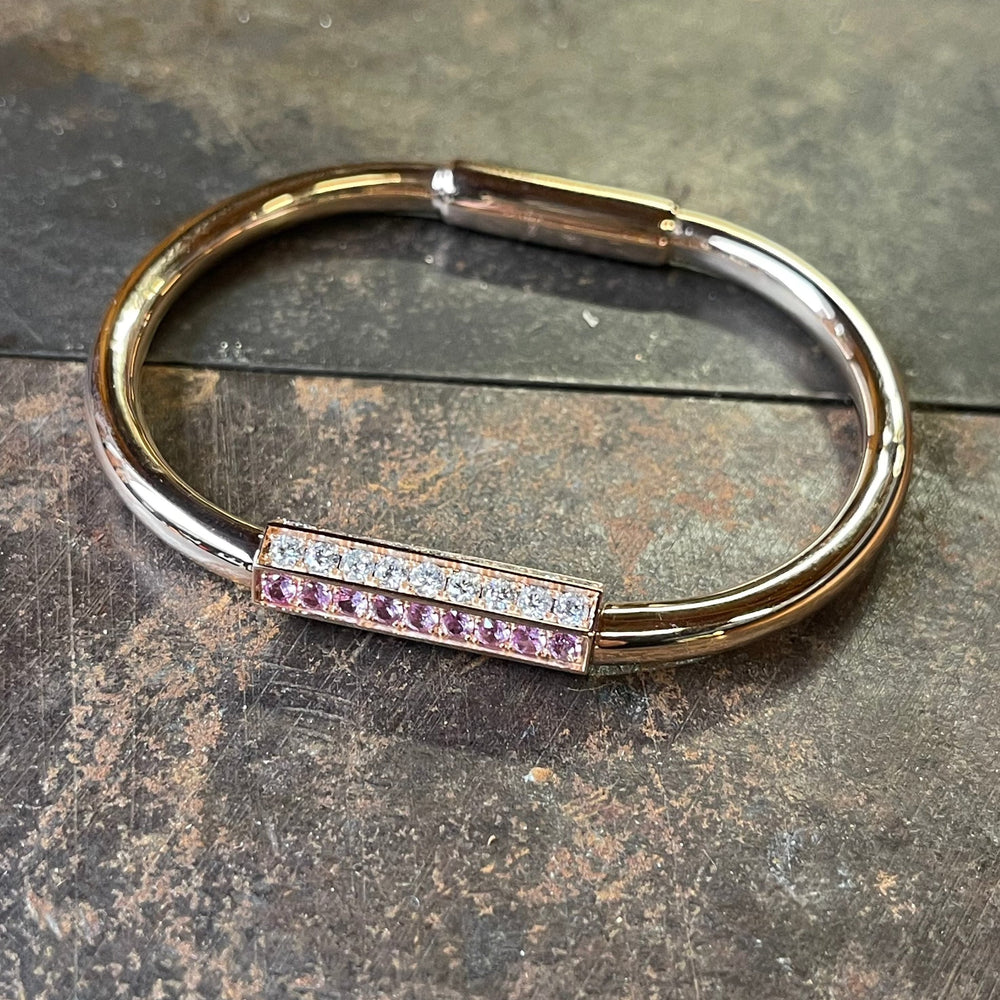 Love Lock Pave Bracelet by James Banks Design - At Present Jewelry