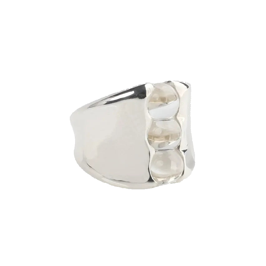 Silver Three Pea Ring by KEANE - At Present Jewelry