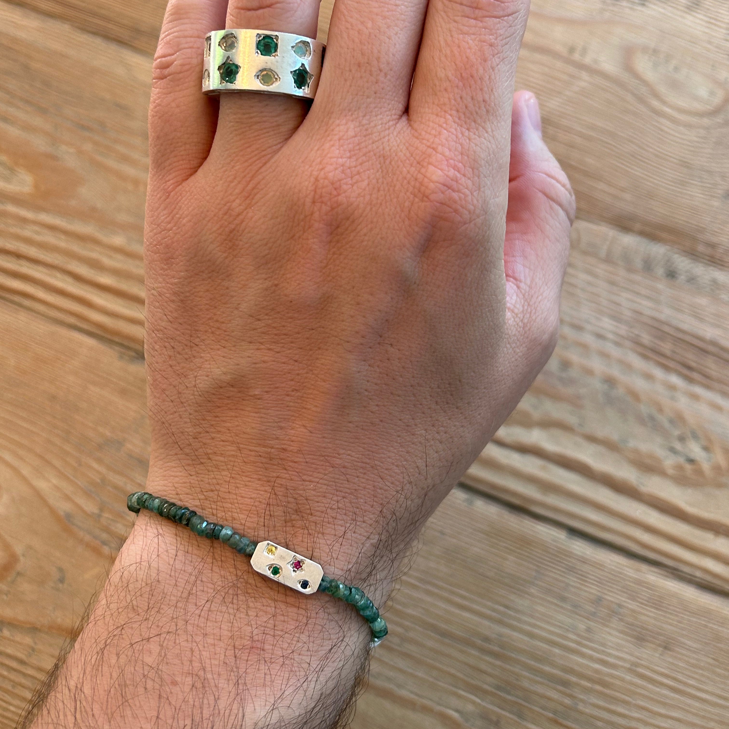 Burch Constellation Bracelet, Emerald by ELIBURCH - At Present Jewelry