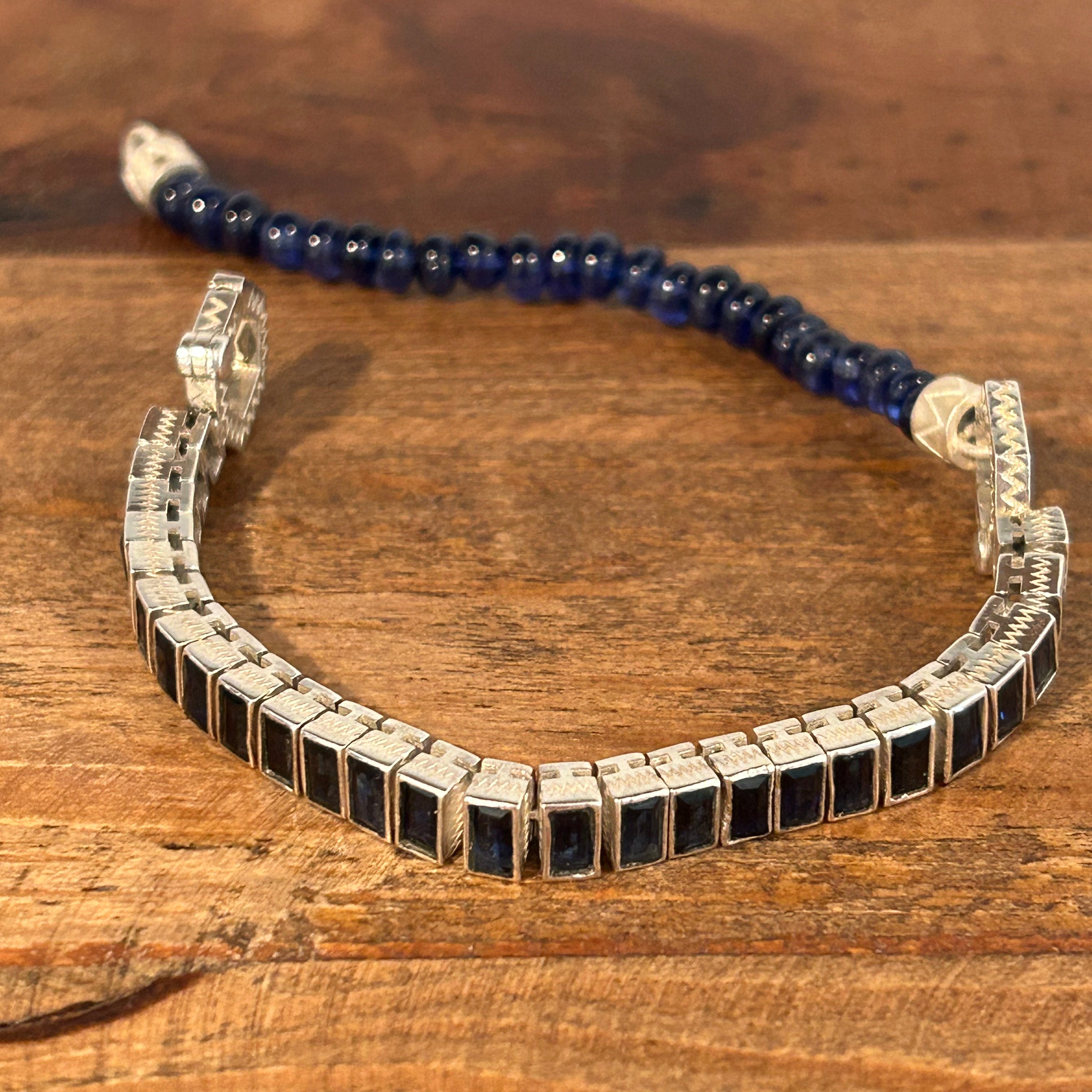 Chameleon Bracelet, Sapphire by ELIBURCH - At Present Jewelry