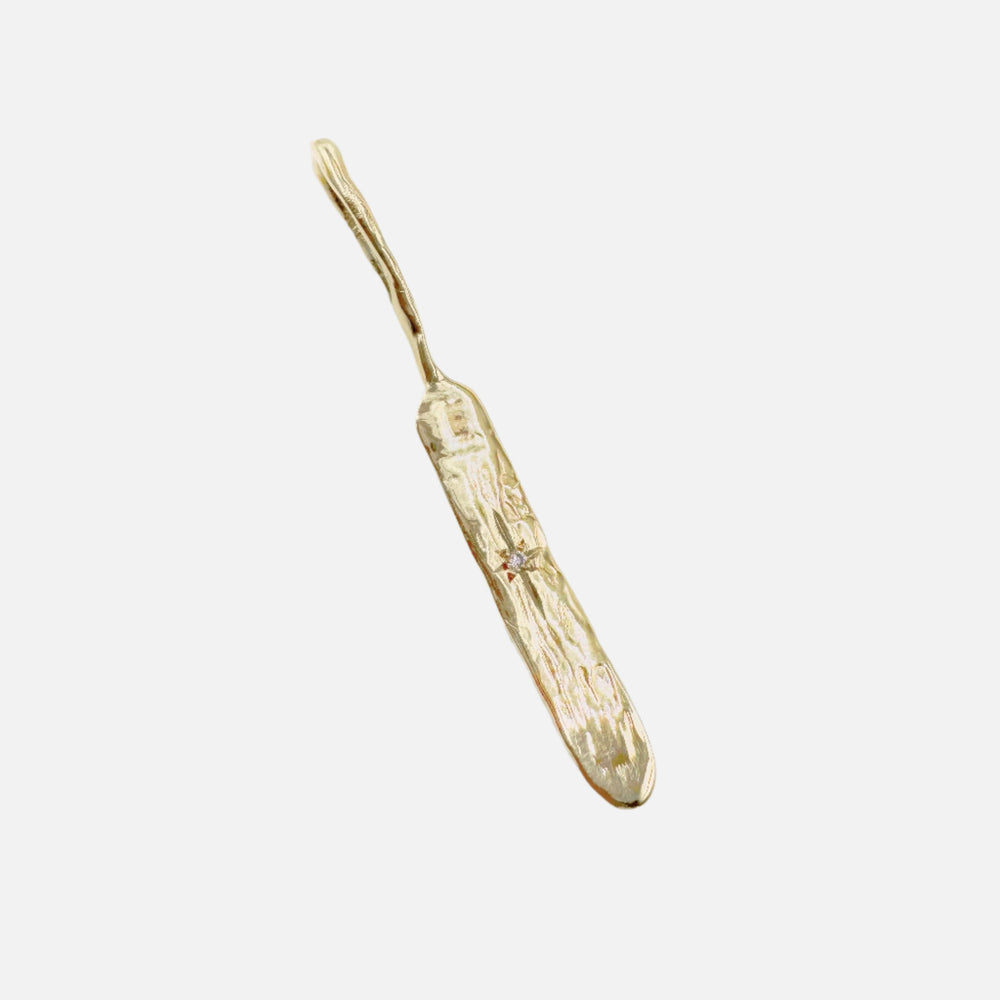 North Star Elongated Charm by Rebecca Pinto - At Present Jewelry