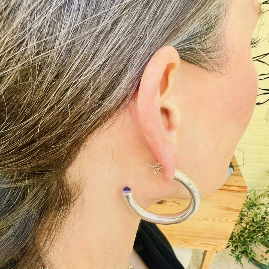 Phant Earrings, Tanzanite by ELIBURCH - At Present Jewelry