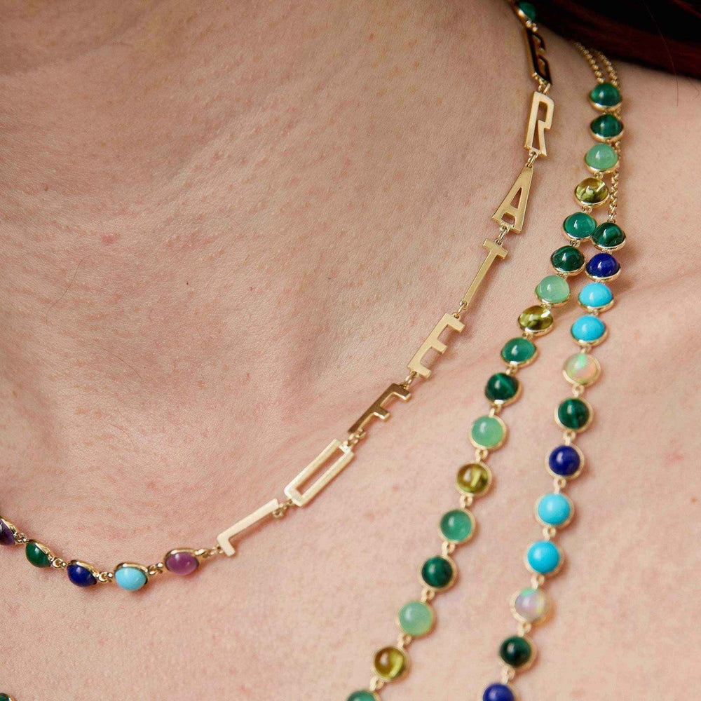 Cab Candy Mantra Necklace by Eden Presley - At Present Jewelry