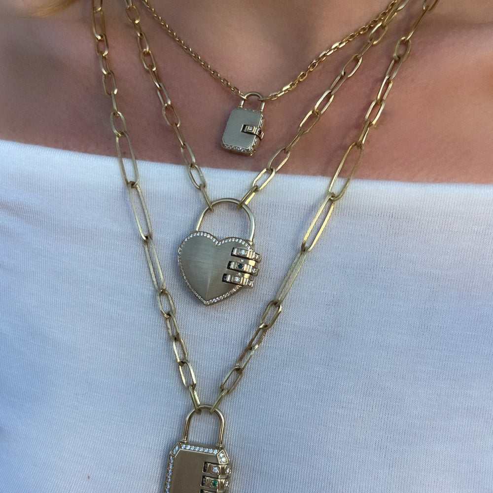 The Heart Padlock by James Banks Design - At Present Jewelry