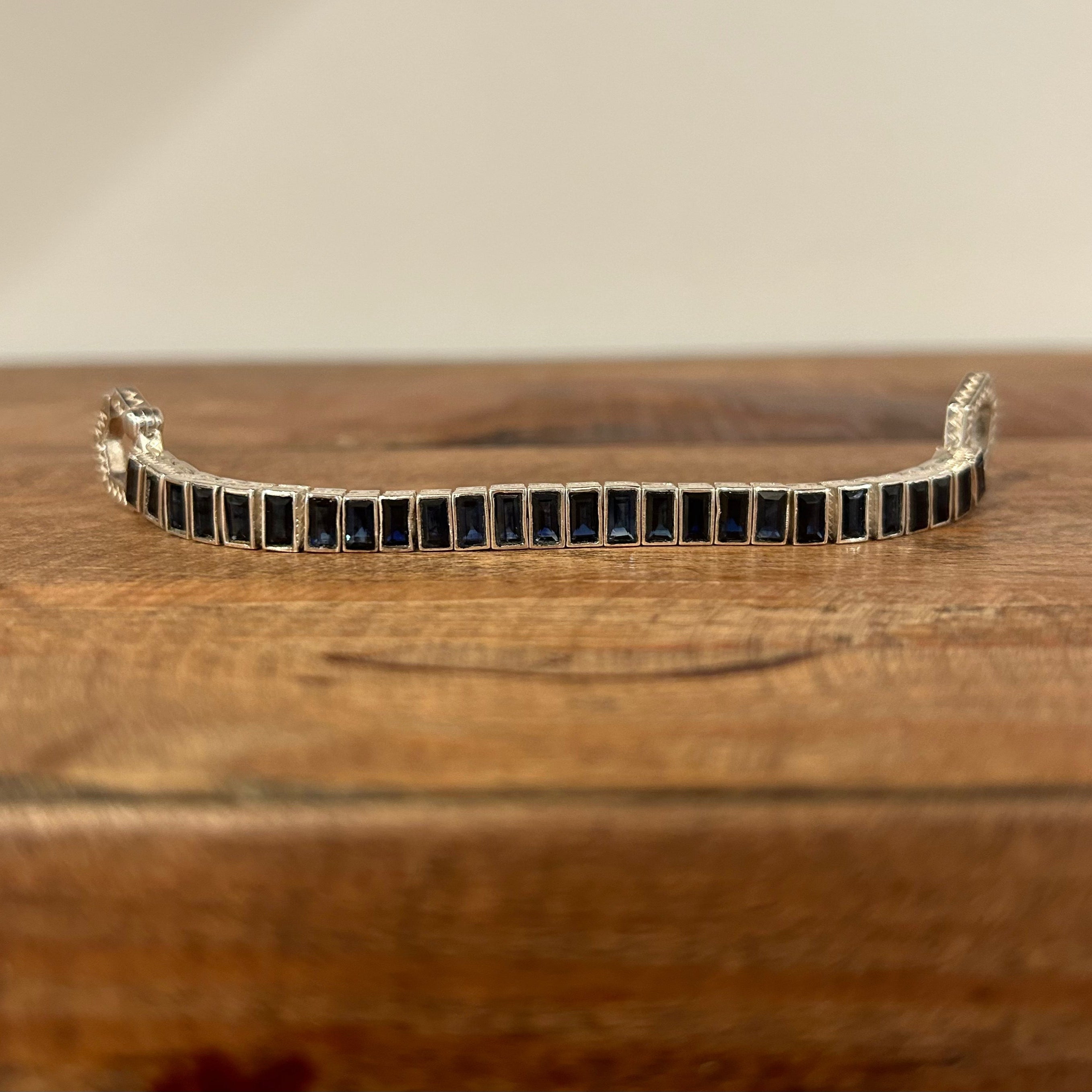 Chameleon Bracelet, Sapphire by ELIBURCH - At Present Jewelry