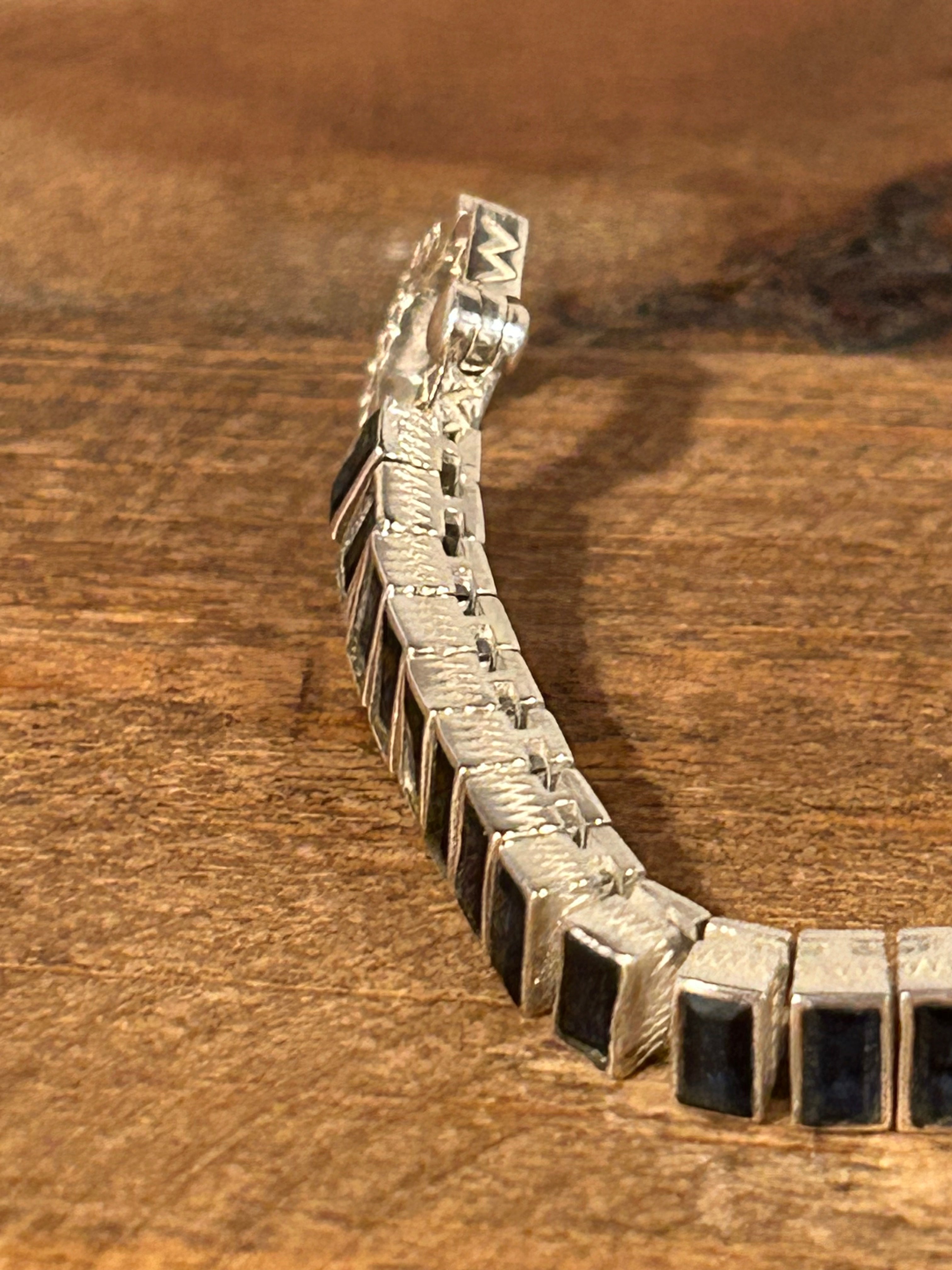 Chameleon Bracelet, Sapphire by ELIBURCH - At Present Jewelry