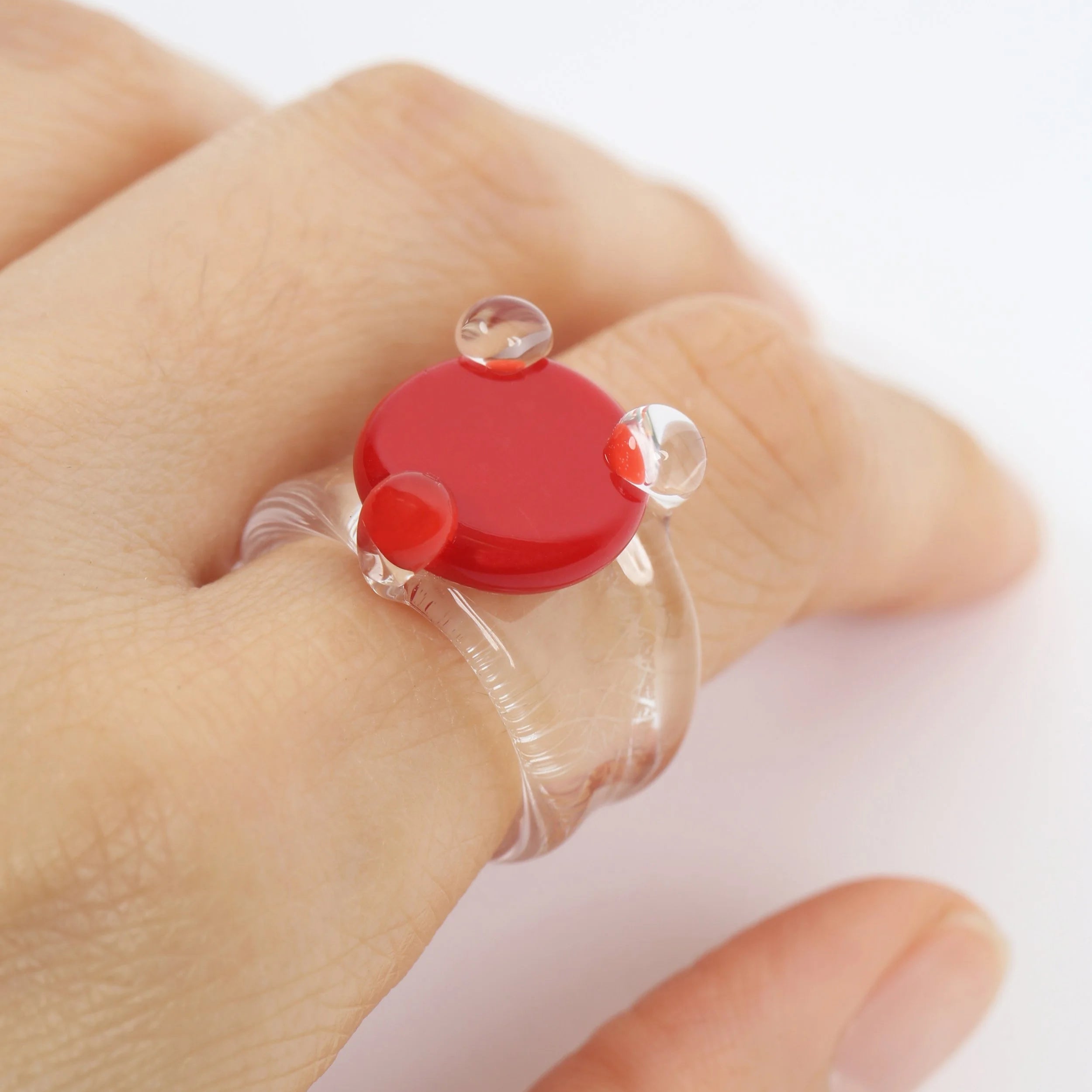 Disc Prong Set Ring by KEANE - At Present Jewelry