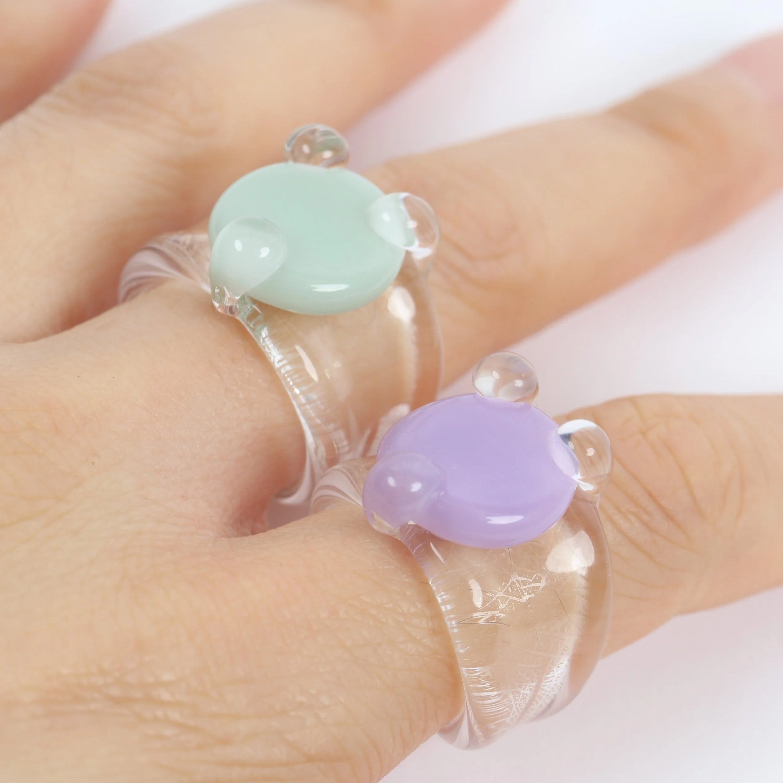 Disc Prong Set Ring by KEANE - At Present Jewelry